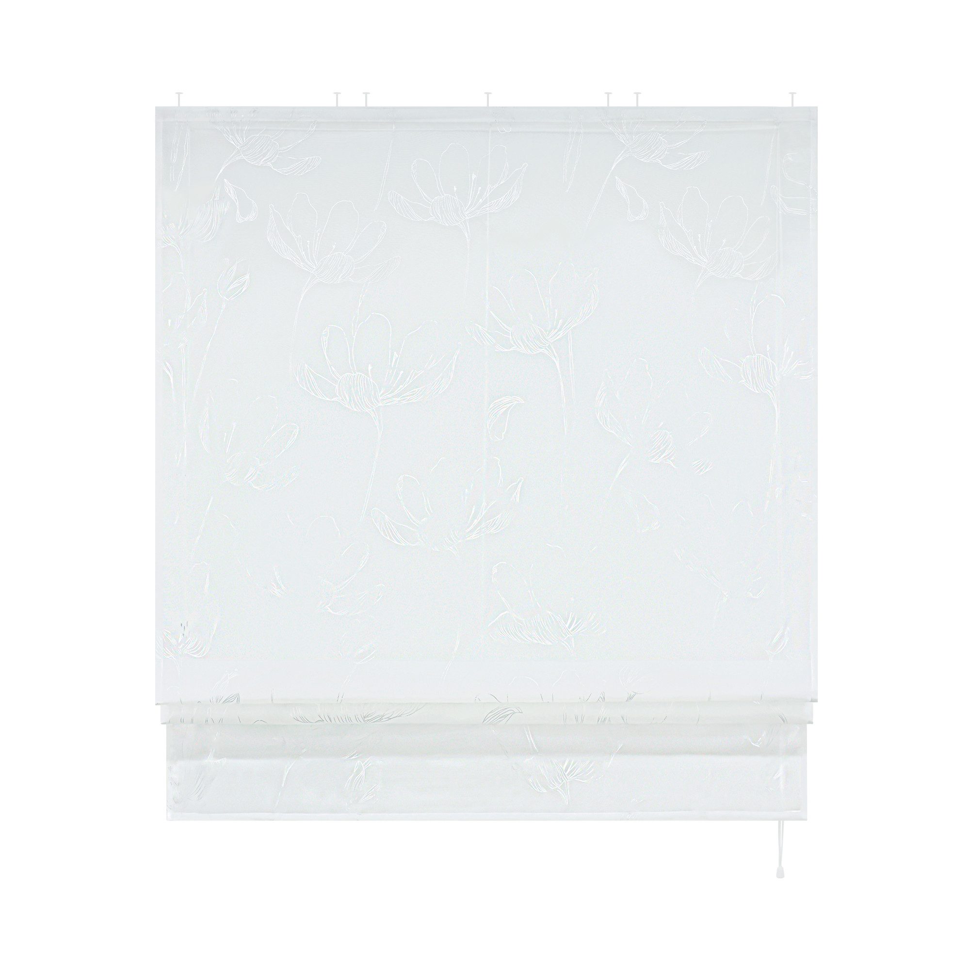 Joyswahl Raffrollo, mit Klettband, Küche Gardinen, Modern, mit Lotosmuster günstig online kaufen