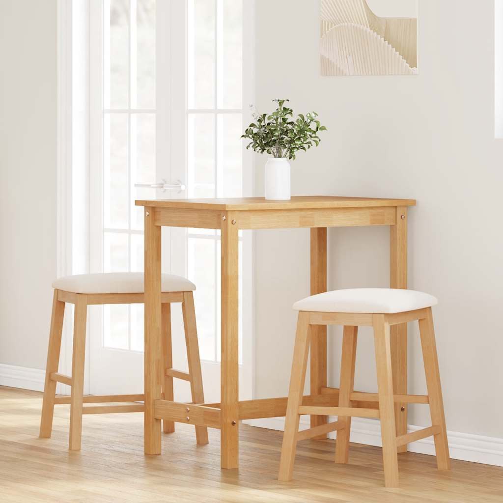vidaXL Barhocker Barstühle mit Kissen 2 günstig online kaufen