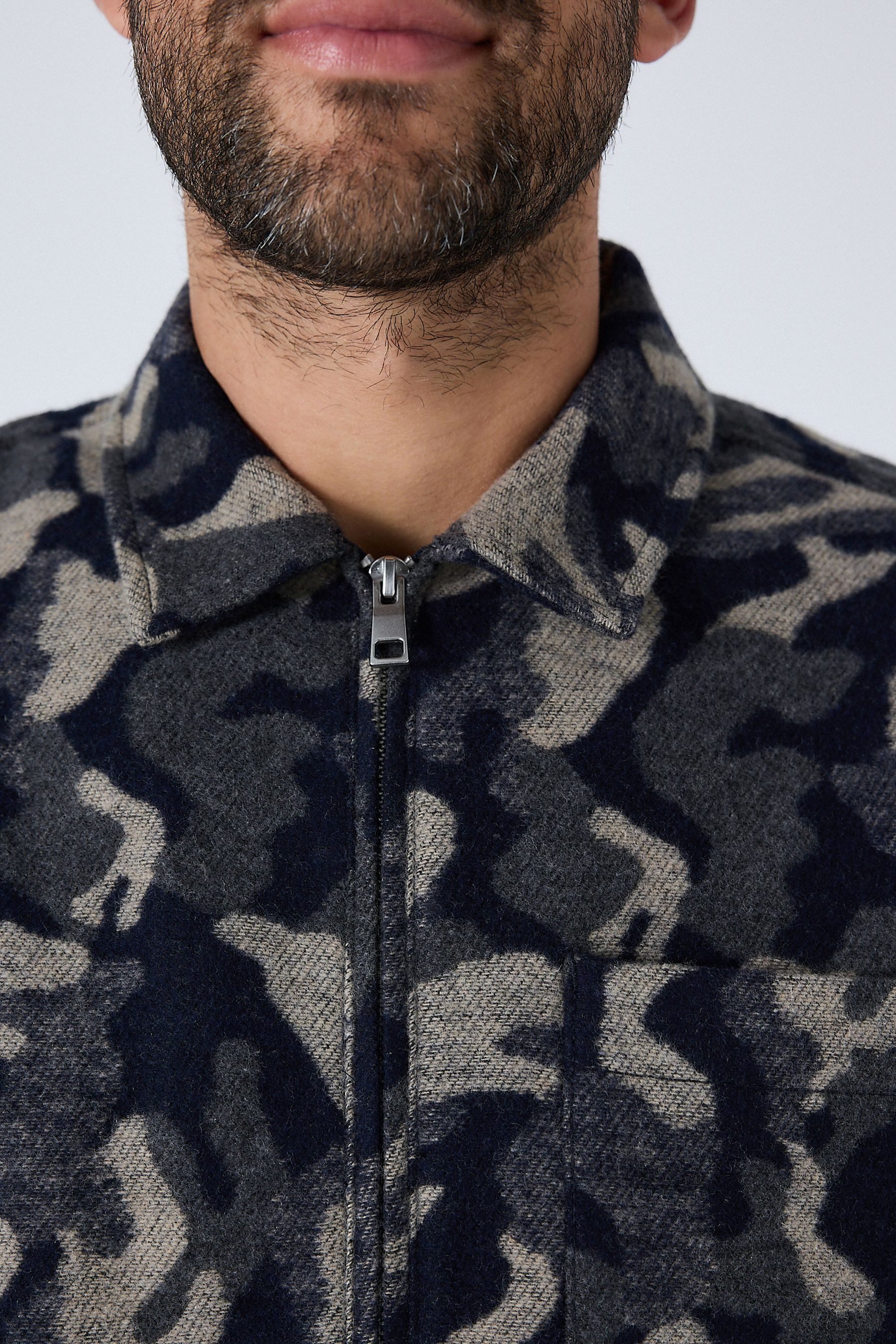 Next Hemdjacke Canvas-Hemdjacke (1-St)