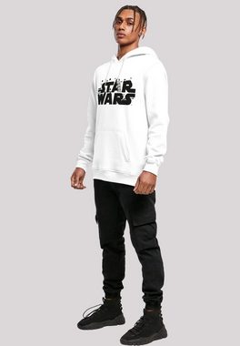 F4NT4STIC Sweatshirt Star Wars Minimalist Logo Herren,Premium Merch,Slim-Fit,Kapuzenpullover,Bedruckt
