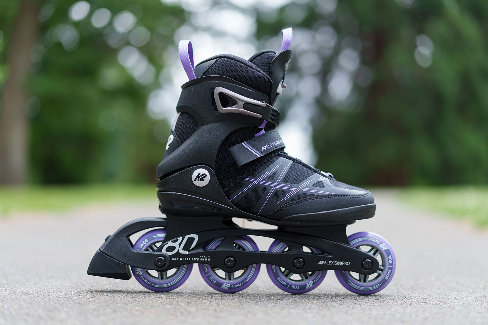 K2 Inlineskates K2 ALEXIS 80 PRO Inline Skate black/lavender