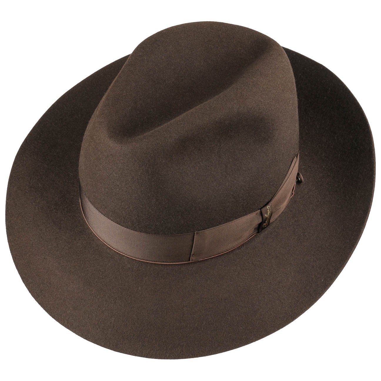 Borsalino Filzhut (1-St) Fedora mit Futter, Made in Italy
