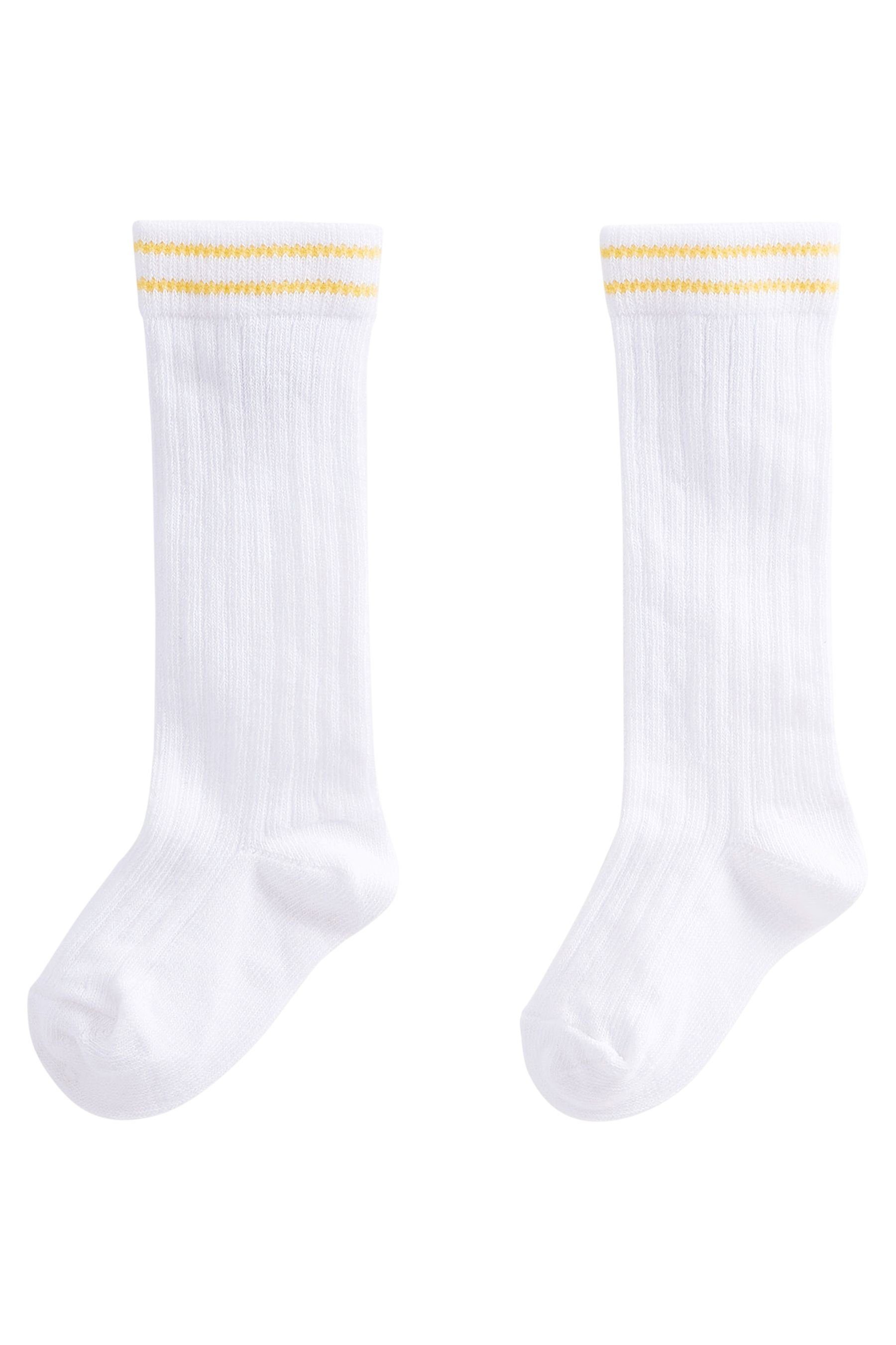 Next Hemd Yellow Hose (3-tlg) Socken elegantem Hose & Hemd, Babyset und kurzer Lemon mit