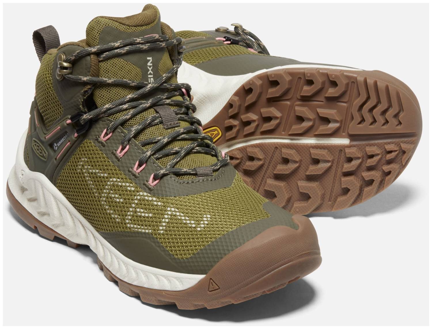 Keen Keen Nxis Evo Mid Wp Klettschuh Olive Drab/Birch