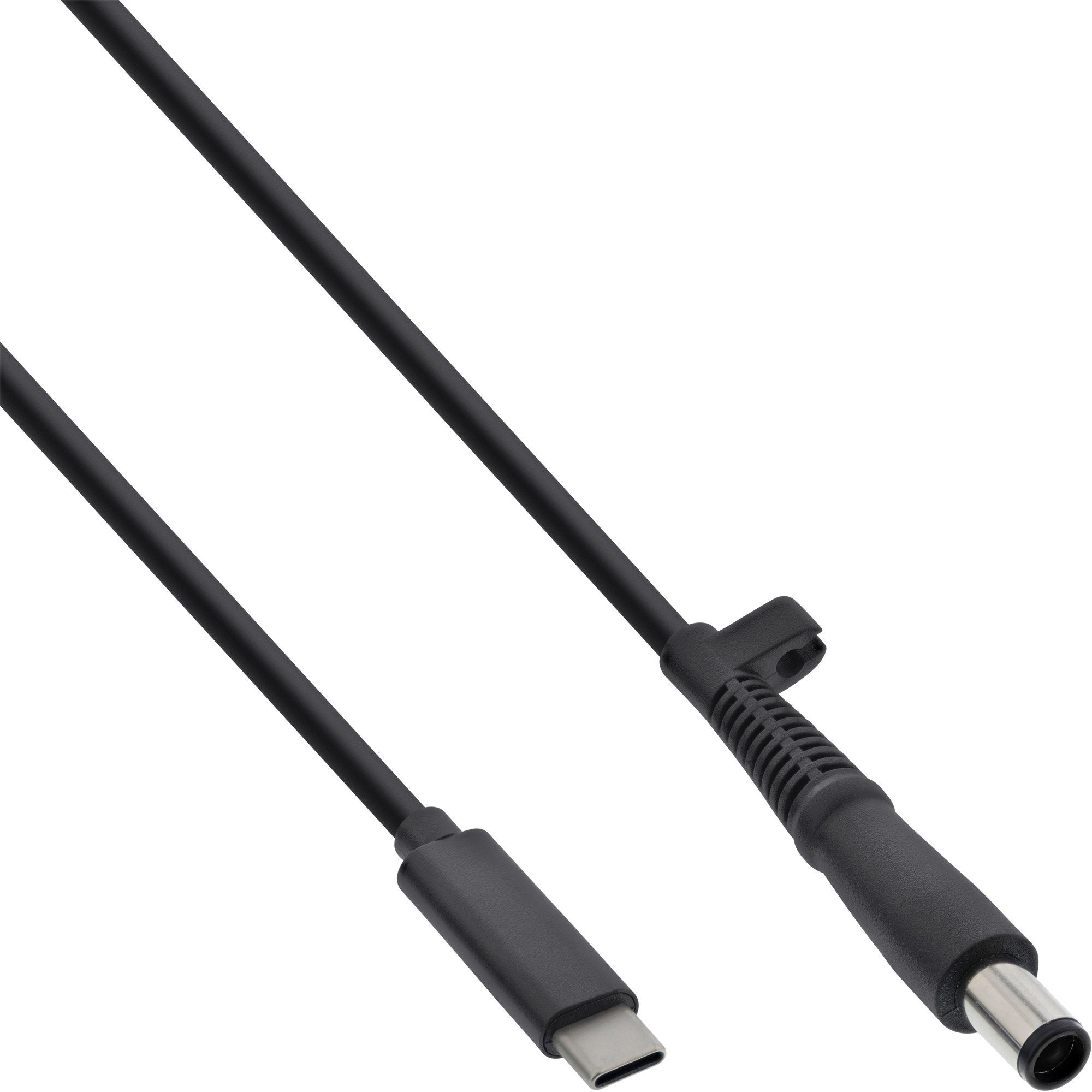 InLine® USB-C zu HP Notebook (rund/groß) Ladekabel, 2m Stromkabel