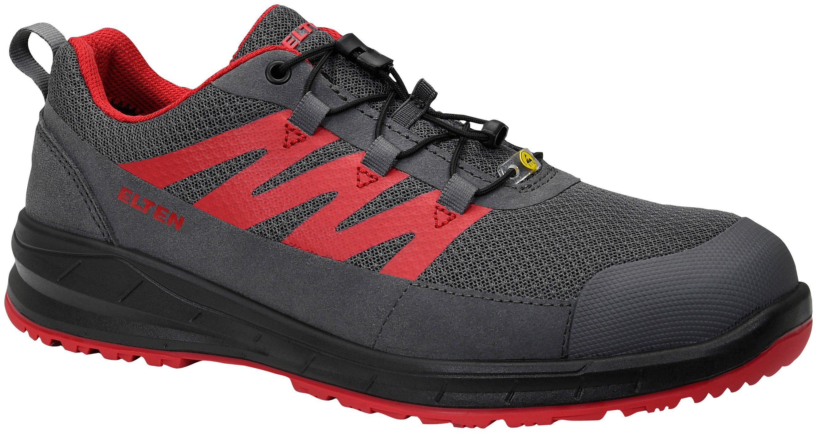 Ein neues Produkt ist eingetroffen Elten MARTEN Sicherheitsschuh Low grey-red S1 ESD XXSports