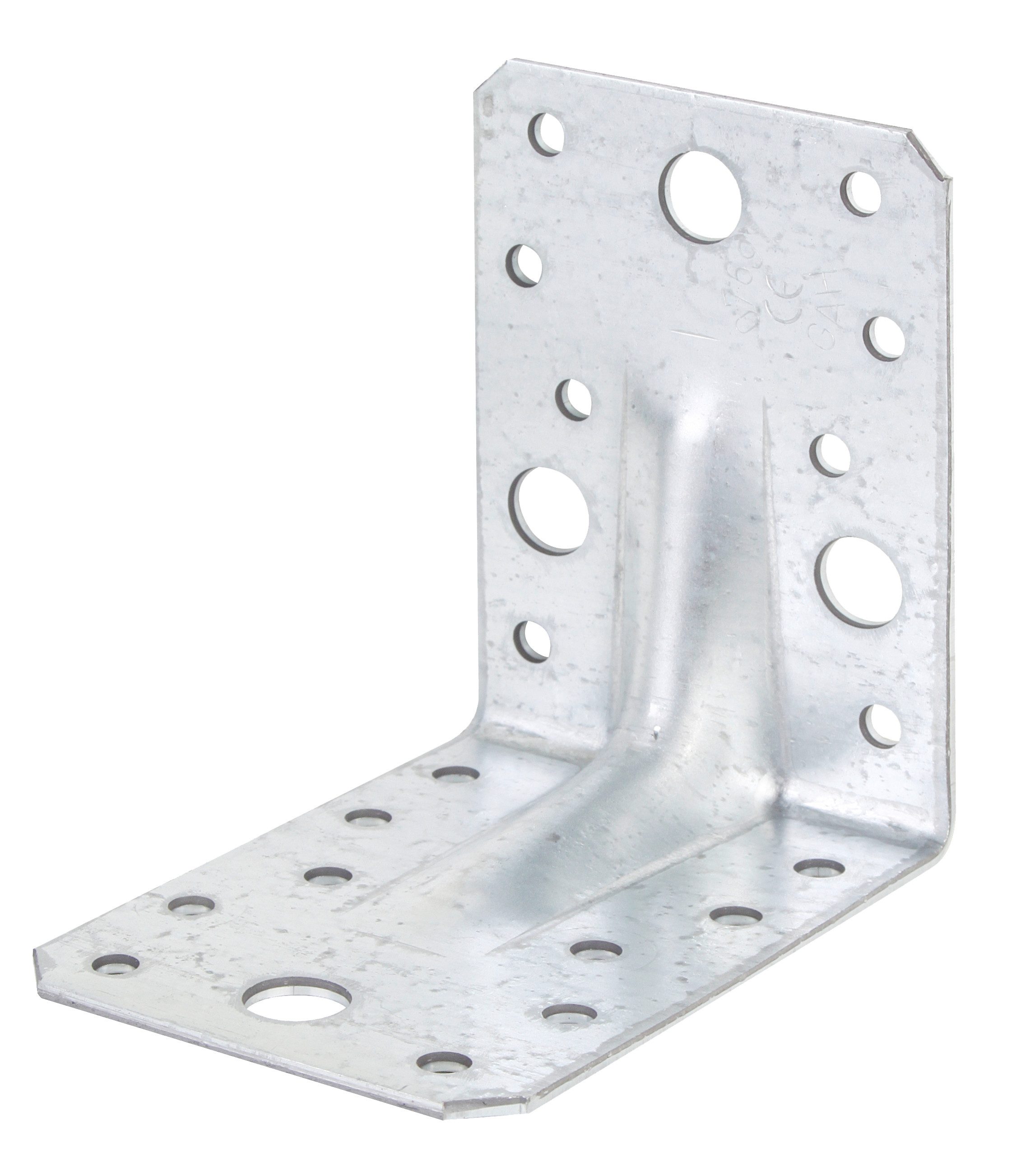Alberts Winkelverbinder, LxB: 90x90 mm, sendzimirverzinkt, (Set, 25-St), Schwerlast-Winkelverbinder mit Sicke, Handwerkerpack