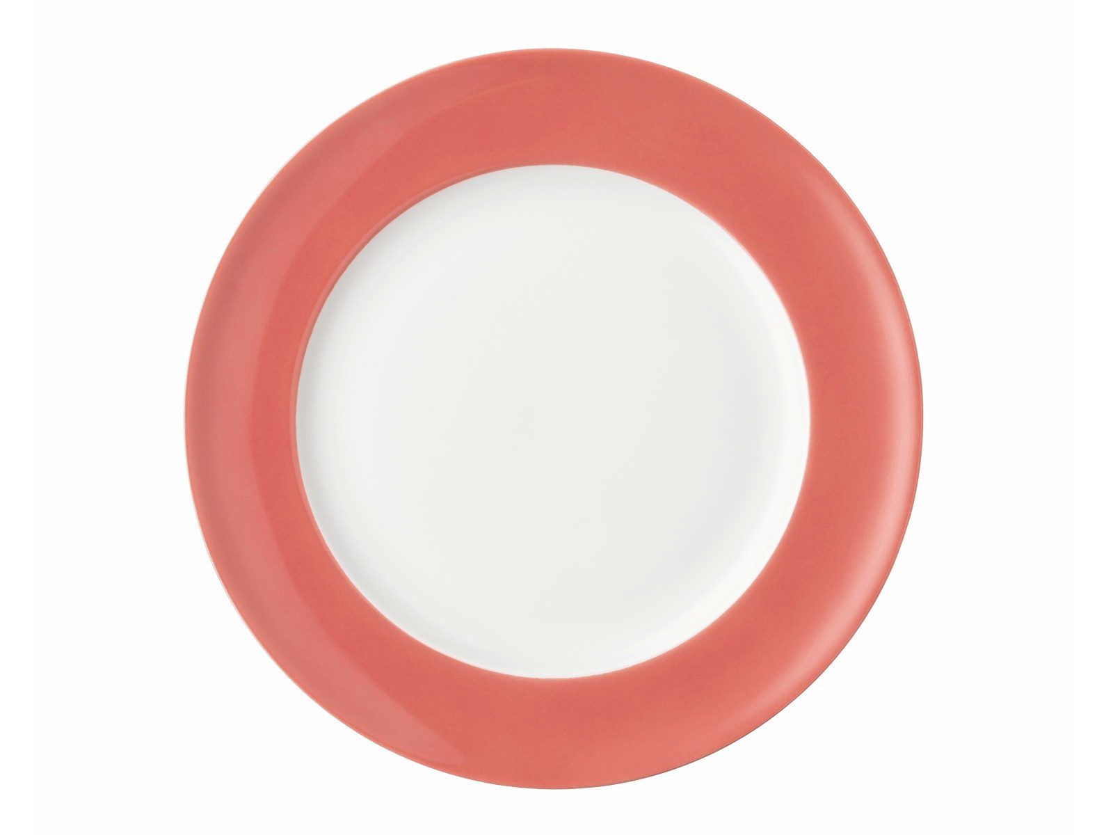 Thomas Porzellan Frühstücksteller Sunny Day Soft Red Frühstücksteller 22cm, Teller Flach