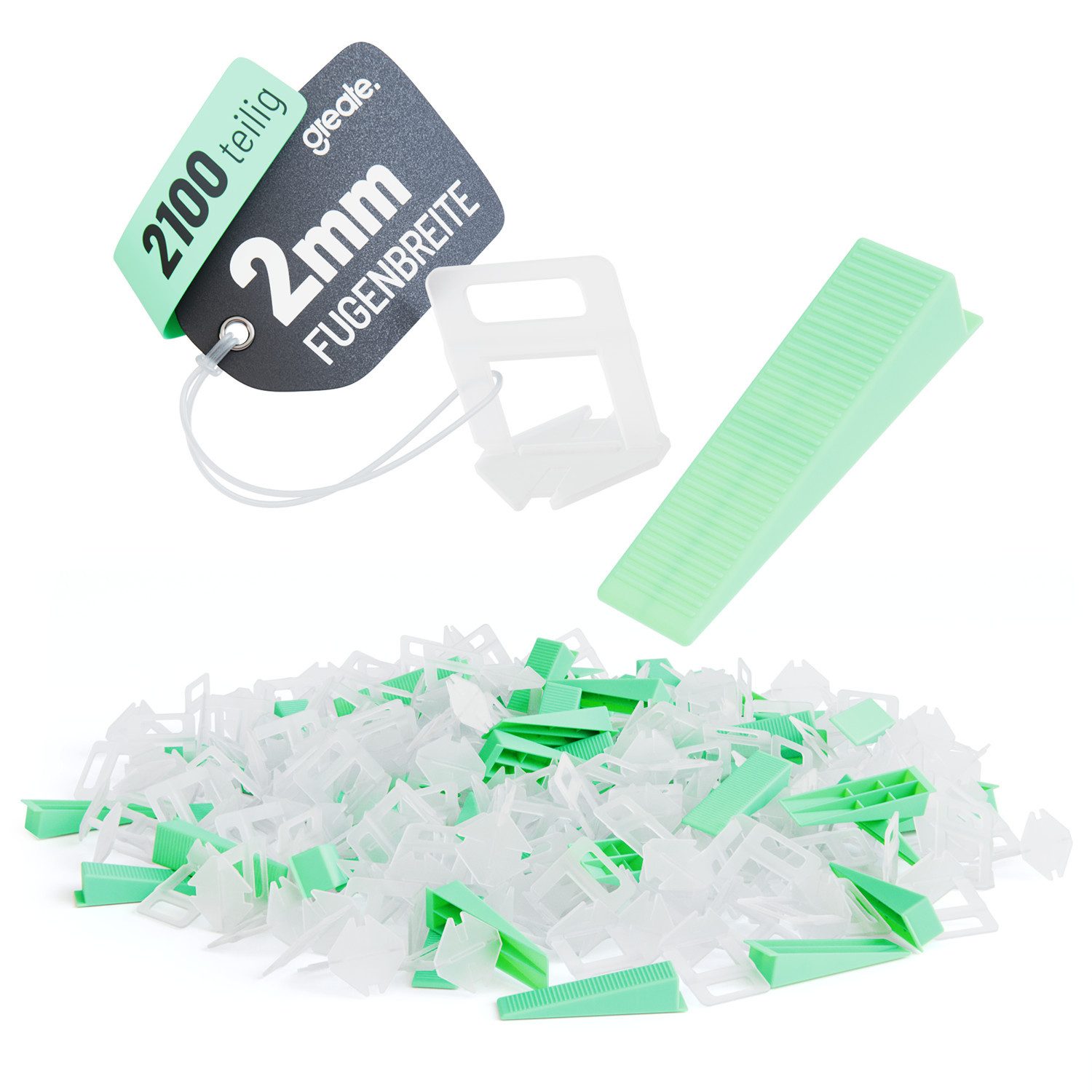 greate. Nivelliersystem 2100-teiliges Fliesen Nivelliersystem 2mm günstig online kaufen