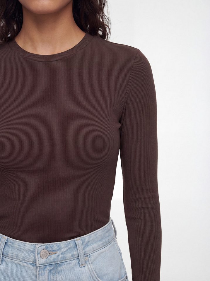LeGer Longsleeve Cinzia, LeGer by Lena Gercke Rundhals, schmale Passform