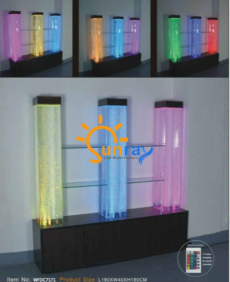 JVmoebel Regal, LED Regal Bar Beleuchtete Wasserwände Bar Theke Regal Möbel
