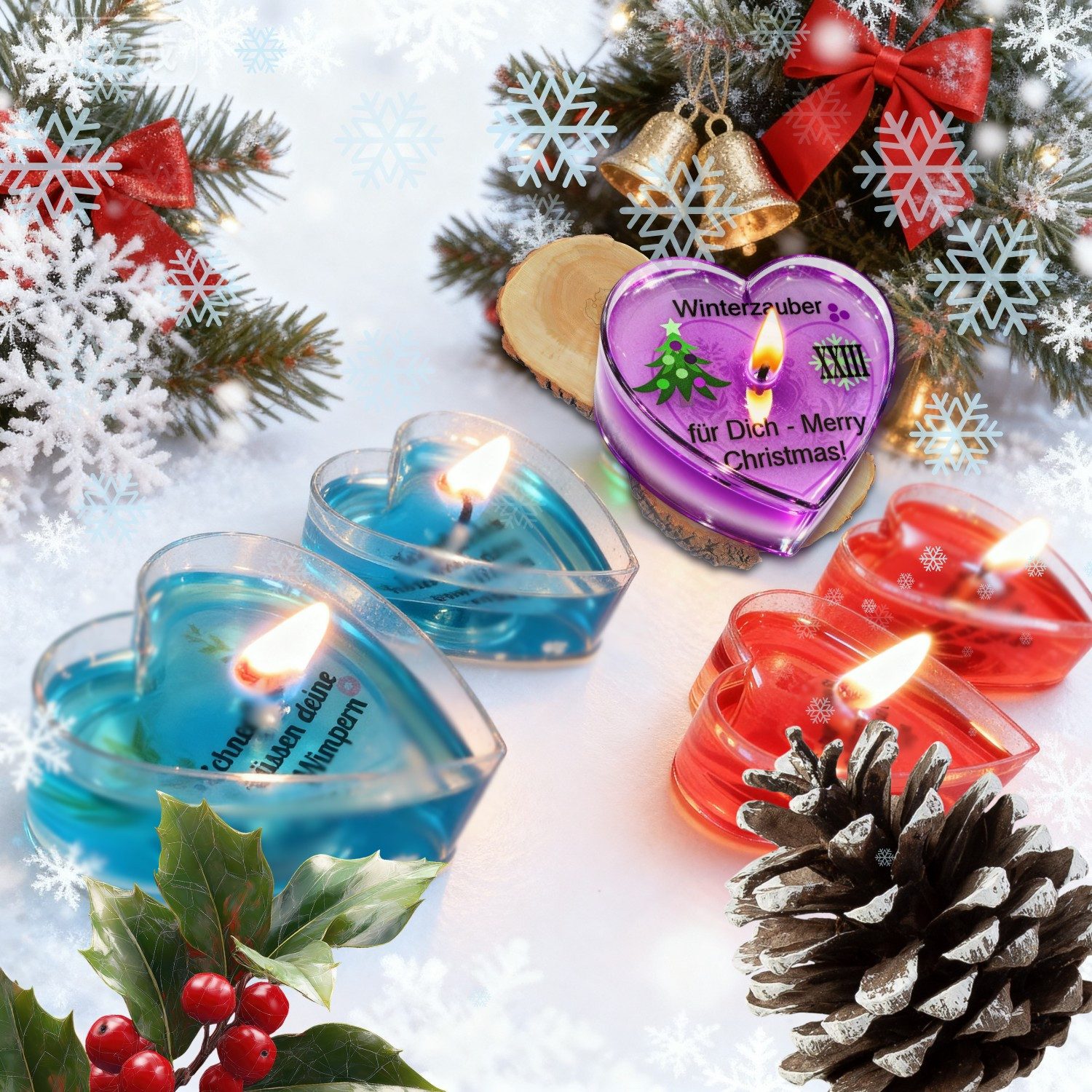 Lucadeau Adventskalender Duftkerzen mit 24 Düften & Botschaften - Geschenke günstig online kaufen