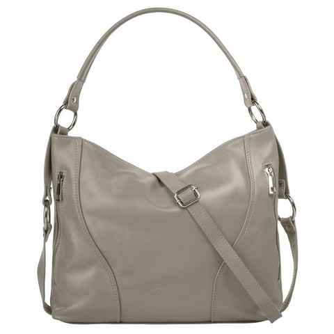 Samantha Look Henkeltasche, echt Leder, Made in Italy