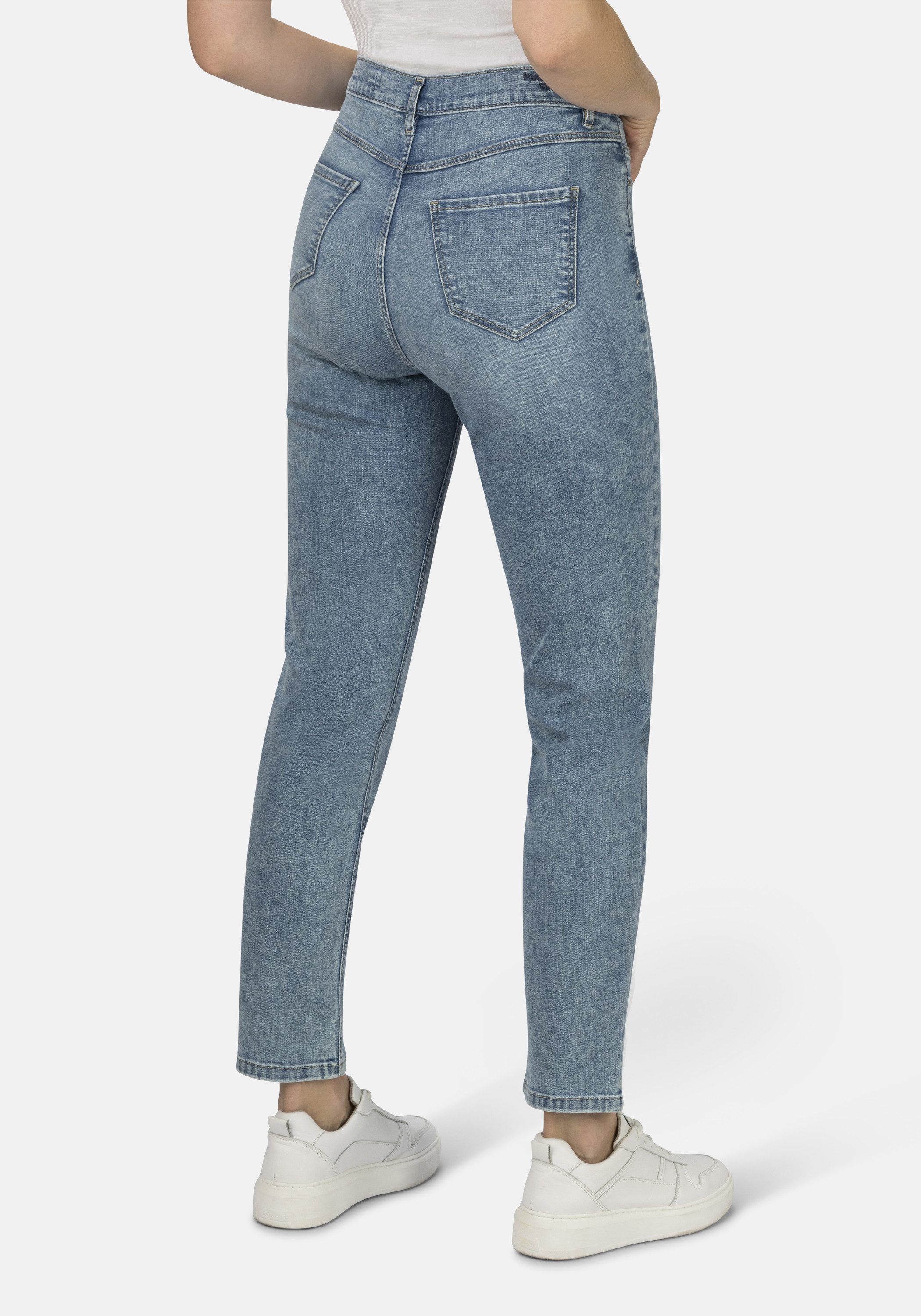 STOOKER WOMEN 5-Pocket-Jeans Nizza Fashion Tapered Fit Jeans Tapered Fit Ca günstig online kaufen