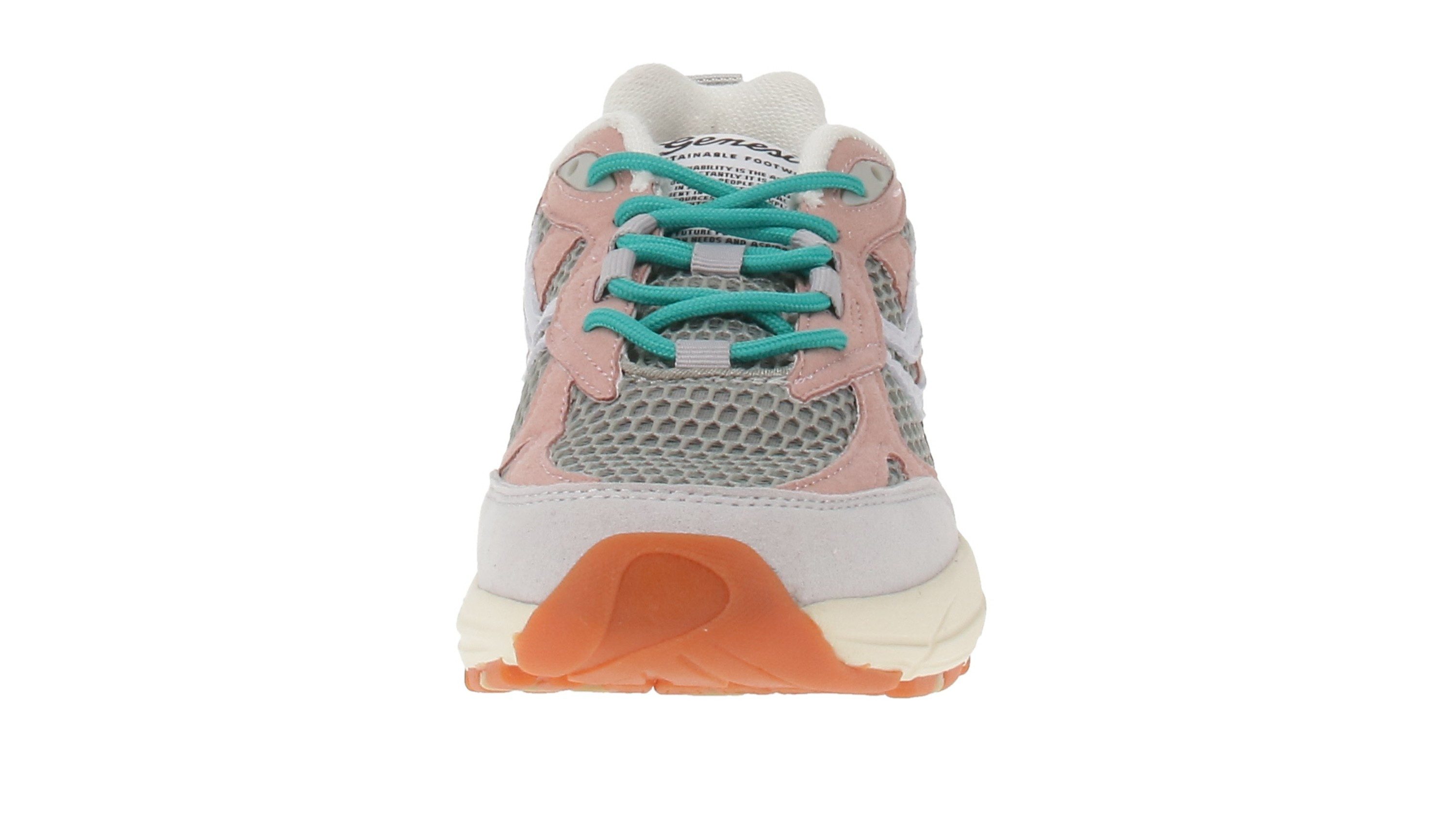 Genesis Footwear Genesis 1005848 G-Eco`99 2-Tone Mesh - Damen Sneaker - Grey-Rose-Grey Sneaker