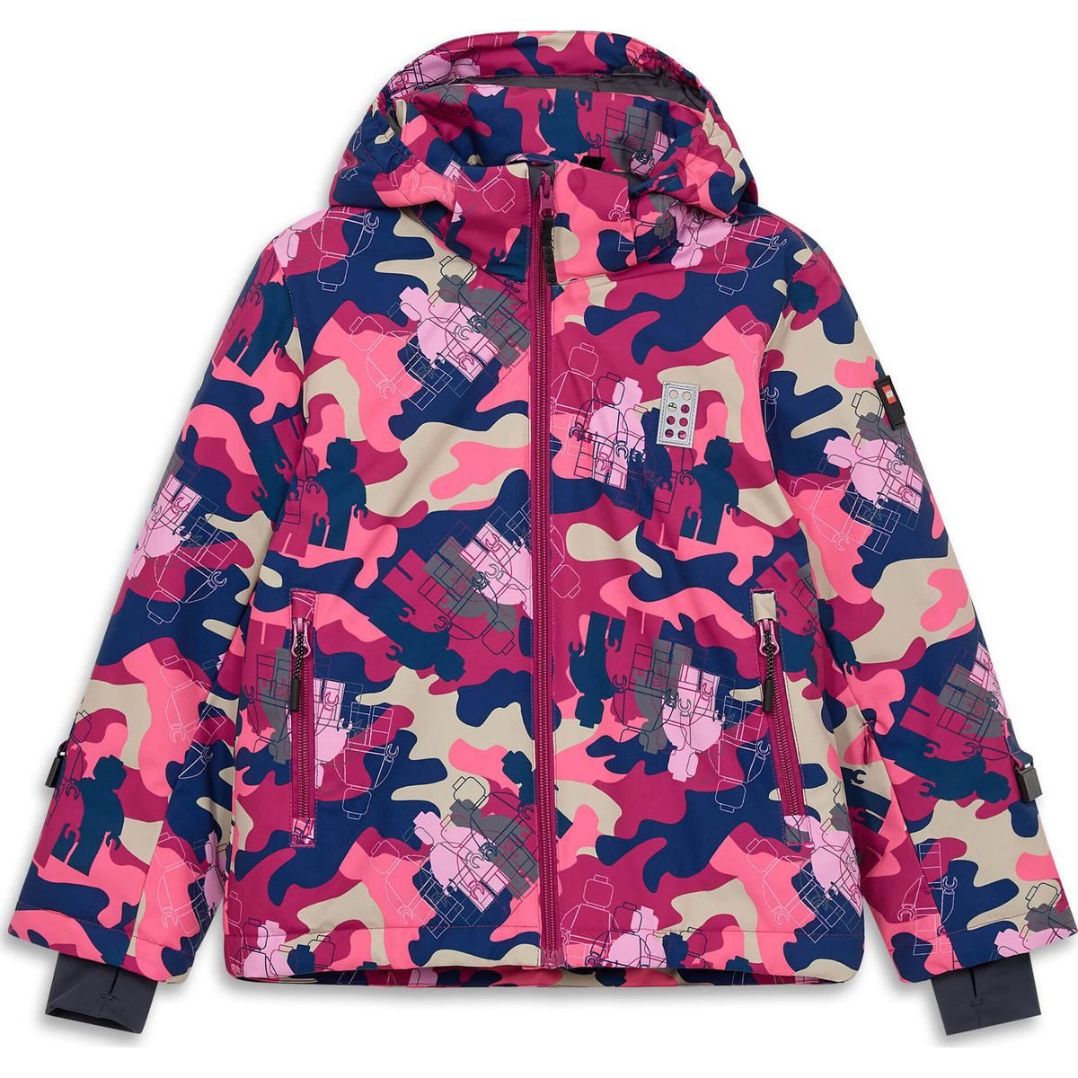 LEGO® kidswear Steppjacke LEGO JAKKE – LWJAZ 808 Stylische Winterjacke mit reflektierenden Details, ideal für aktive
