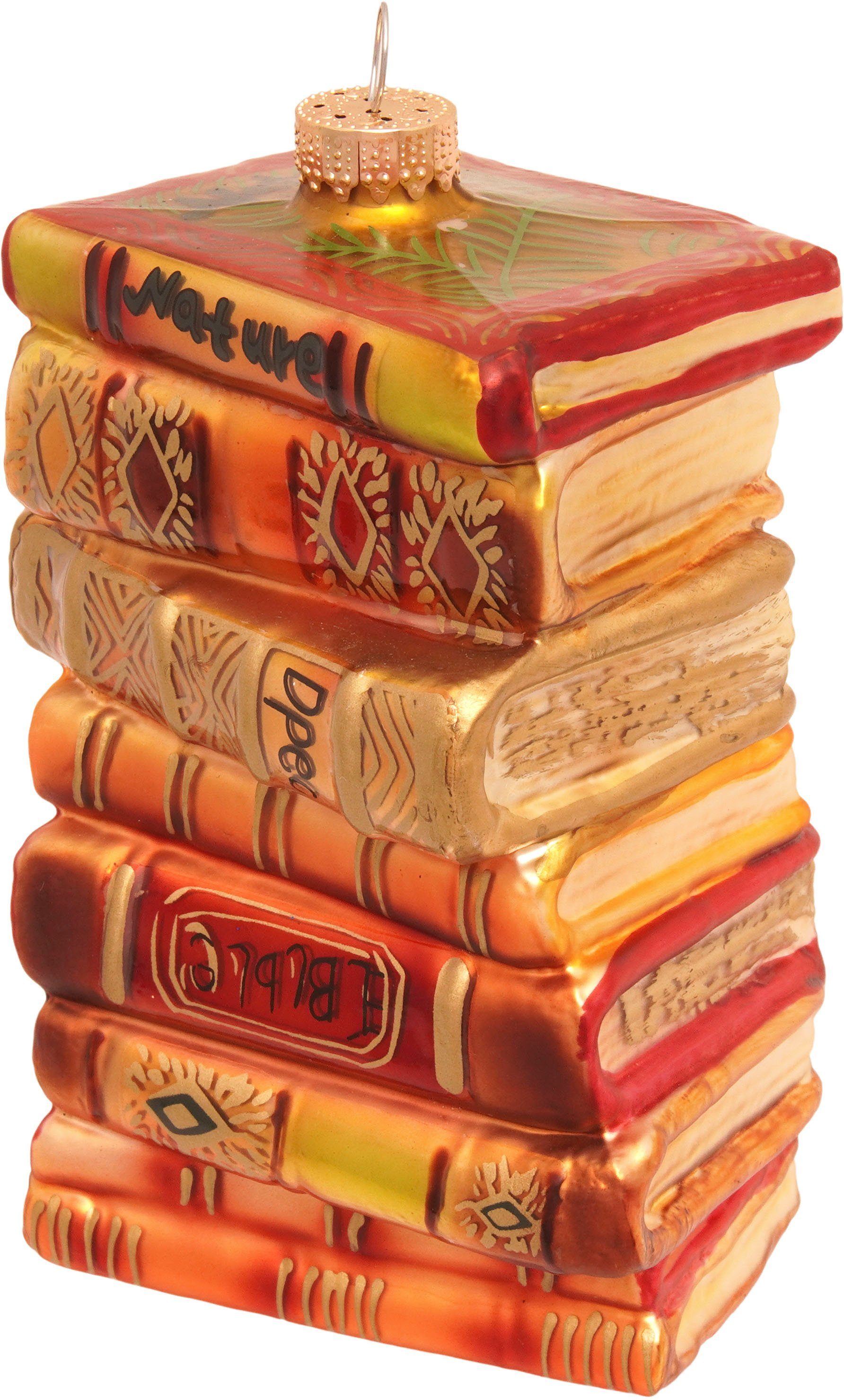 Krebs Glas Lauscha Christbaumschmuck Antiker Bücherstapel, Weihnachtsdeko, günstig online kaufen