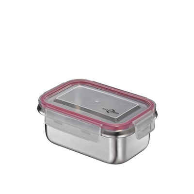 Küchenprofi Vorratsdose Vorratsdose aus Edelstahl, Edelstahl, (Stück, 1-tlg., 1 Lunchbox Vorratsdose), Brotbox Brotbüchse