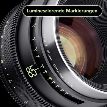 Samyang Meister 85mm T1,3 PL Vollformat Teleobjektiv