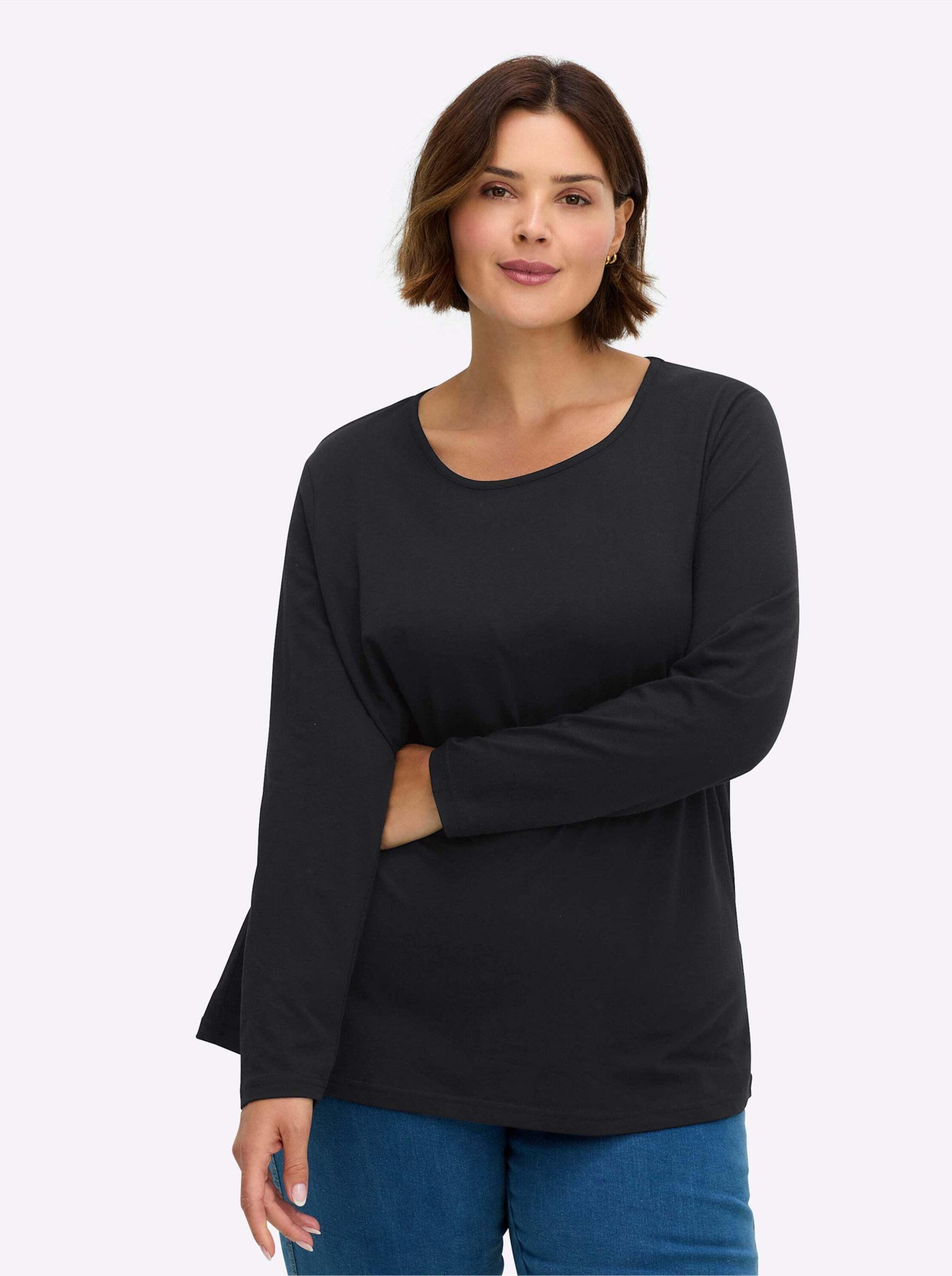Sieh an! T-Shirt Shirt Langarm