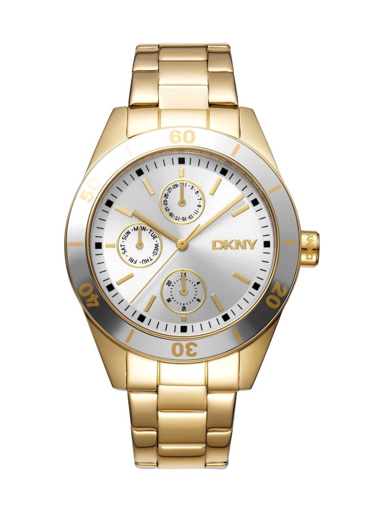 DKNY Quarzuhr DKNY Nolita sport gold stainless steel DK1L028M0045