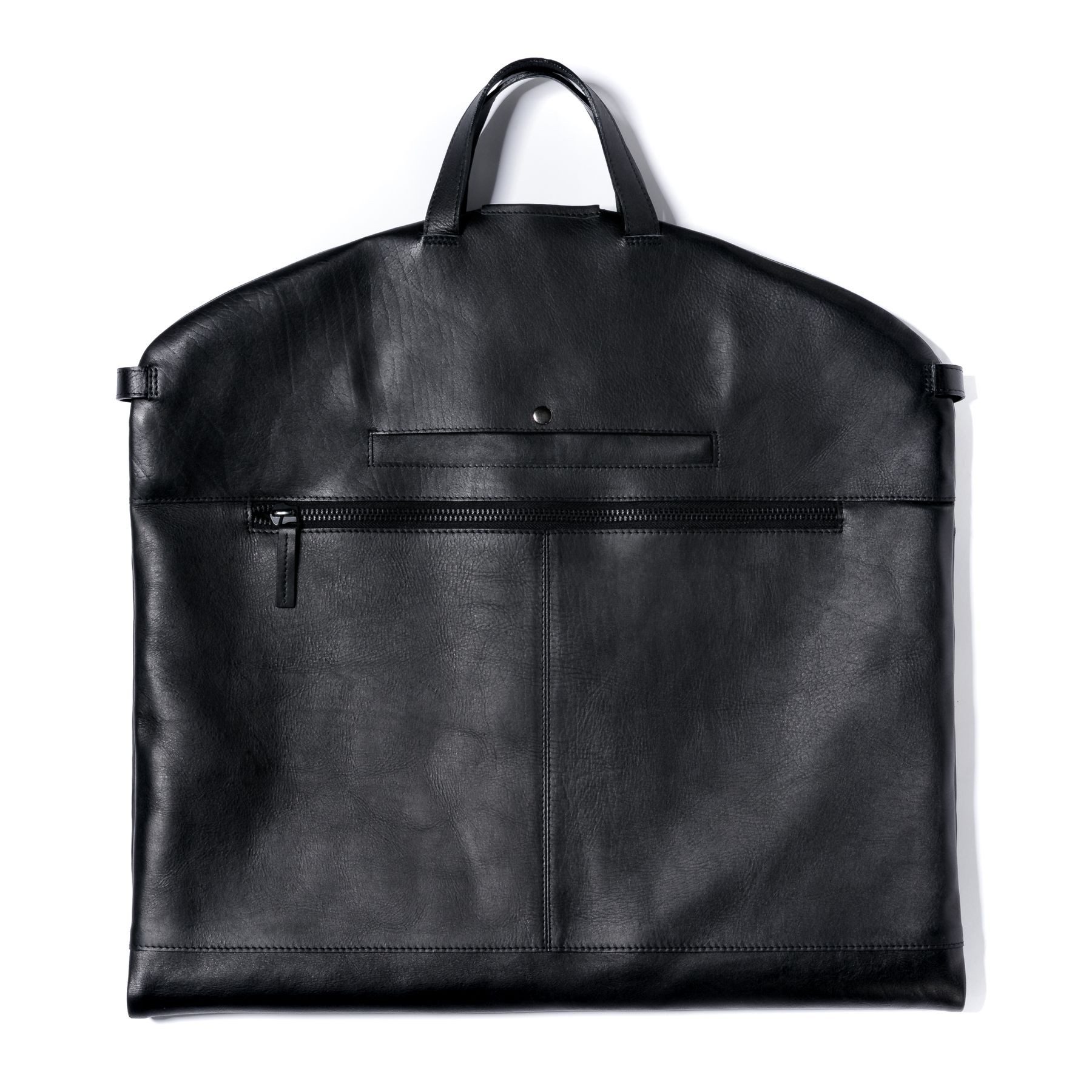 Kleidersack echt Leder Anzugtasche Kleidersack groß schwarz ARIK