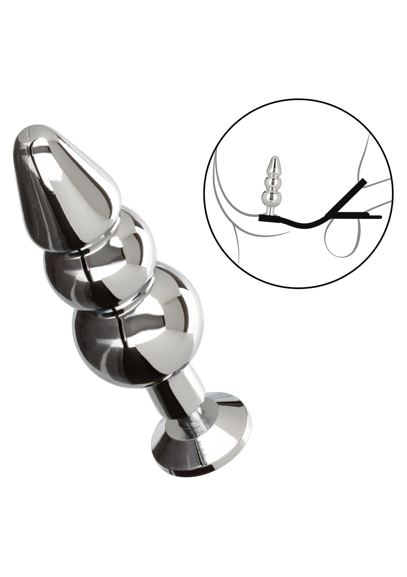 Calexotics Analplug Penis- und Hodenring Analplug mit