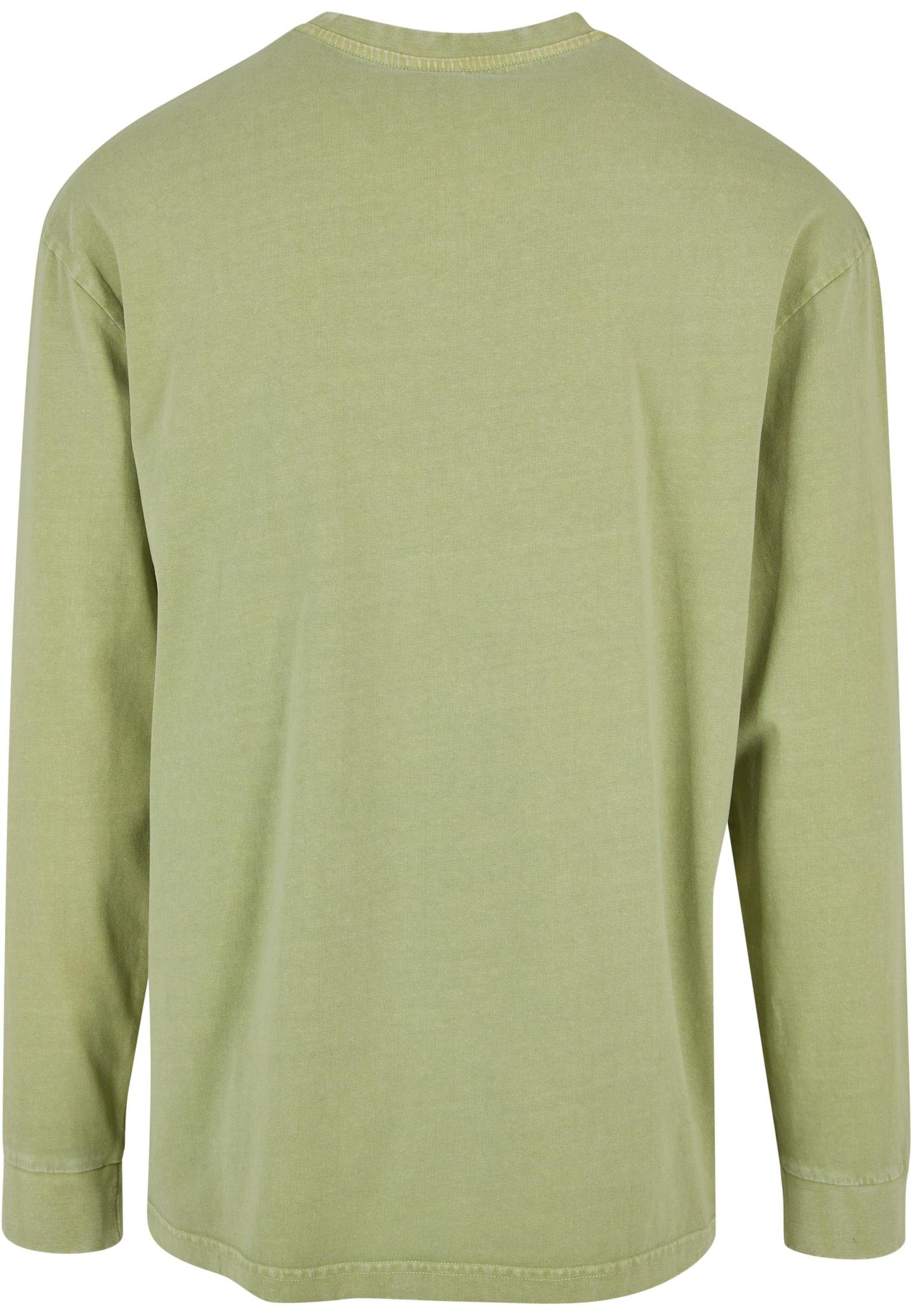 URBAN vintagegreen Longsleeve CLASSICS (1-tlg) Acid T-Shirt Wash Herren Boxy Heavy