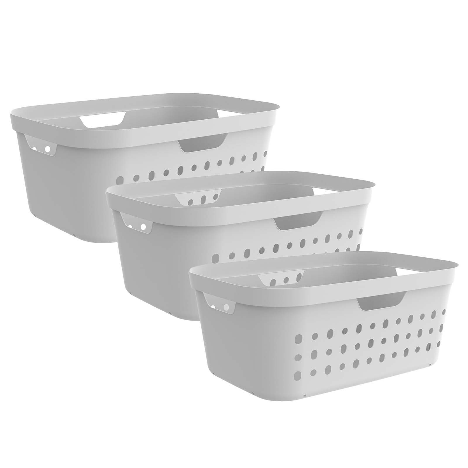 ROTHO Wäschekorb (Wäschekorbset, 3er-Set) günstig online kaufen