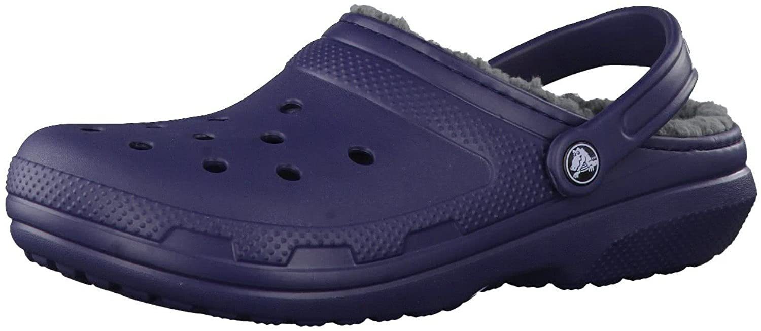 Navy Clog Lined Crocs Classic