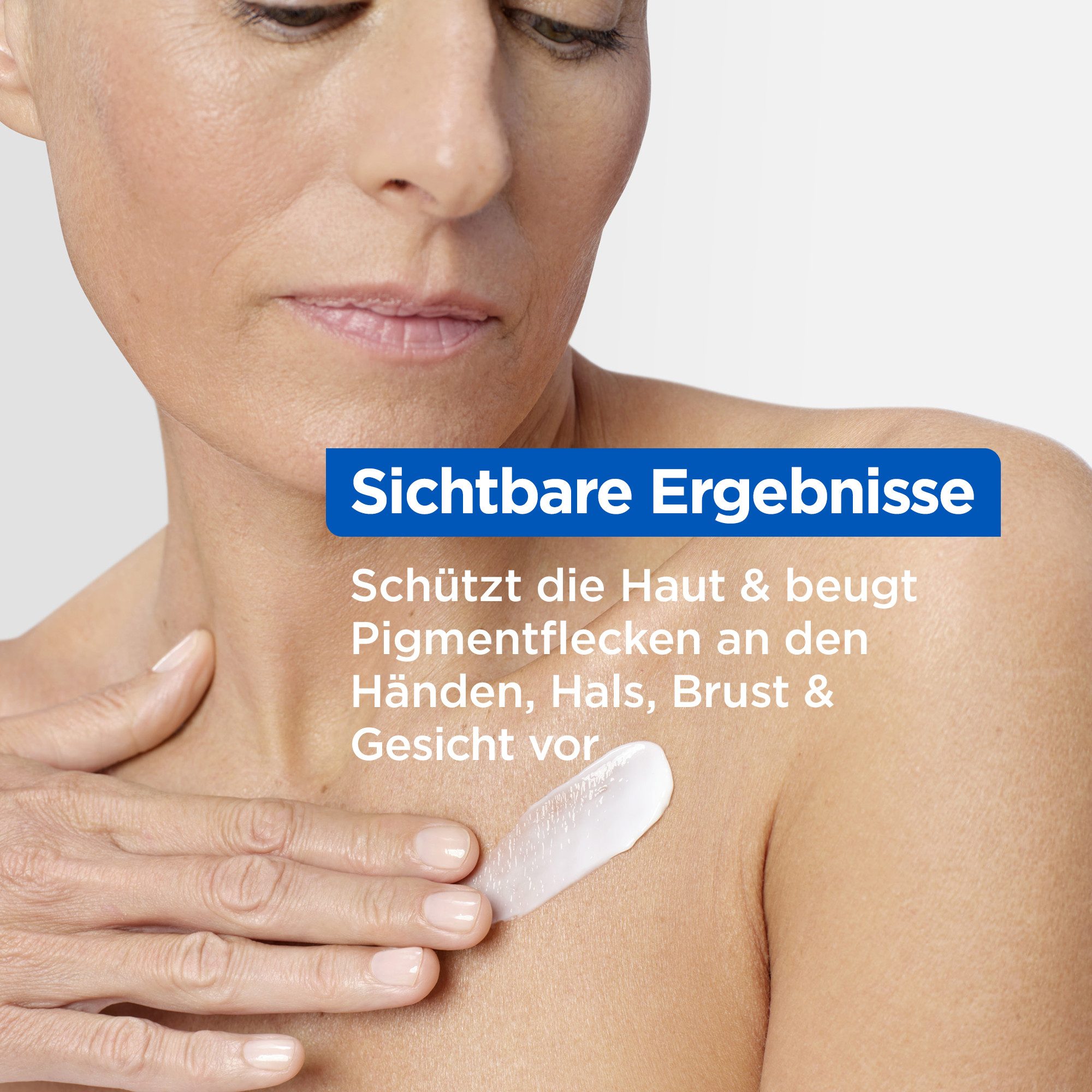 Mixa Körpercreme MIXA NIACINAMIDE BRIGHT CREME LSF50, Mildert sonnenbedingte Pigmentflecken, versorgt trockene Haut.