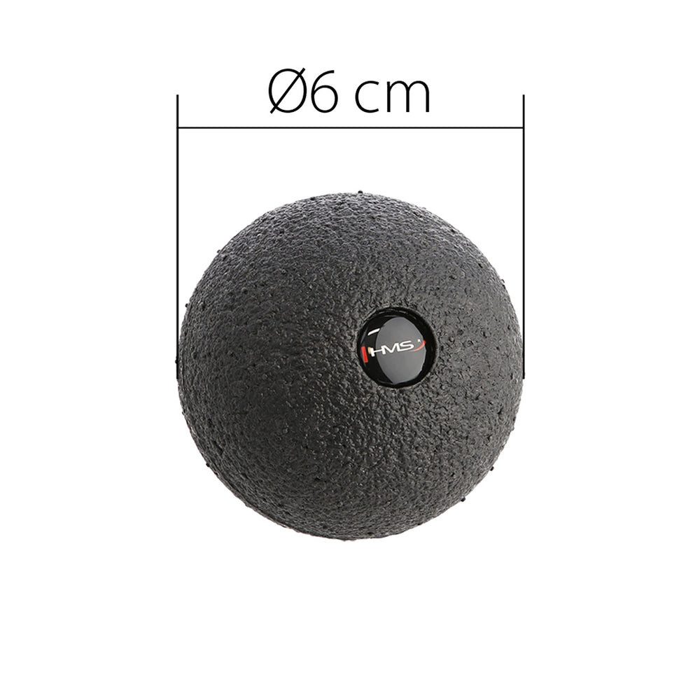 HMS Massageball Faszienball Triggerpunktball Massagekugel, Spar-Set 1-tlg., 6 cm kompakt, EPP-Schaum, 6 cm, Härte 70, bis 150 kg