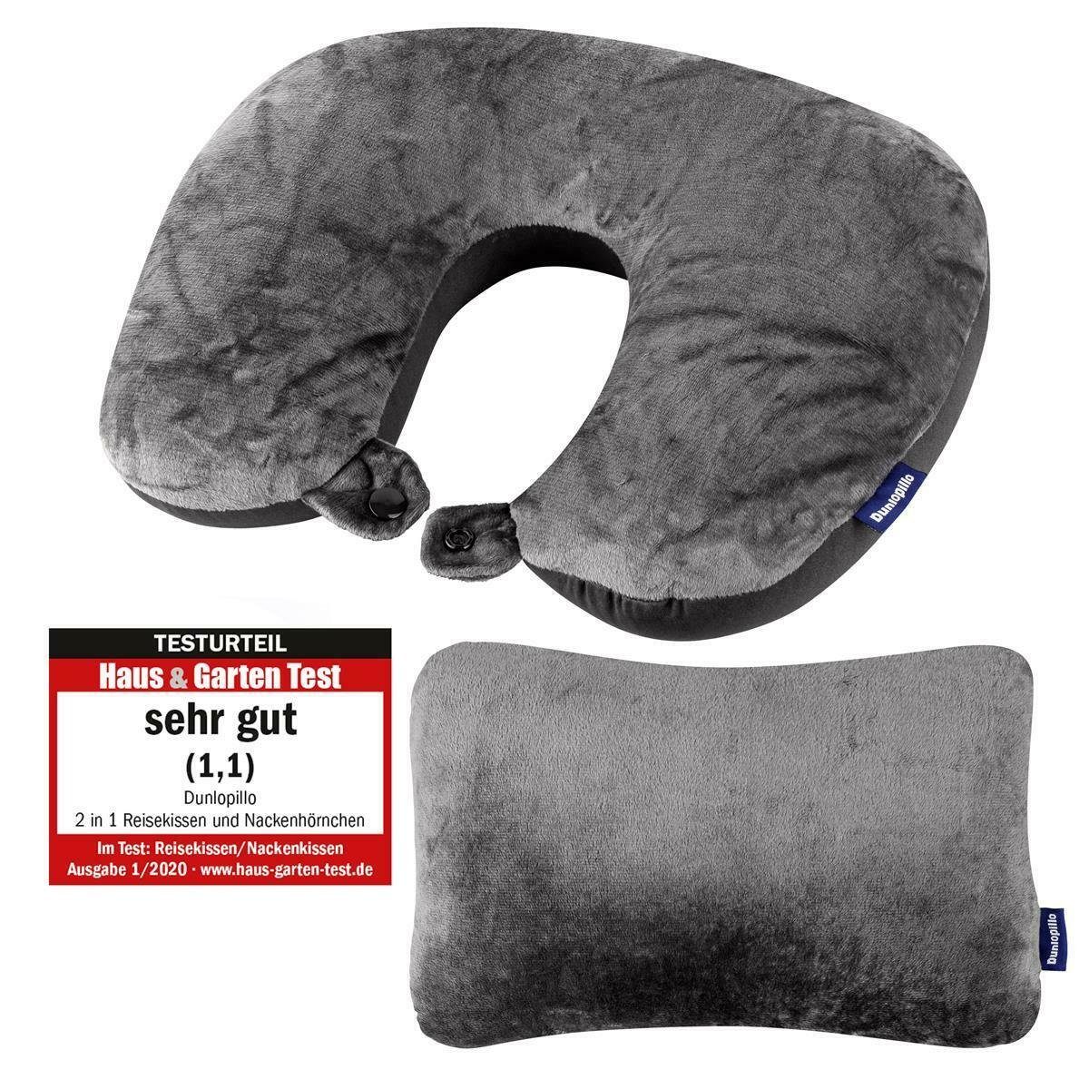 Komfortec Reisekissen Memory Schaum Nackenhörnchen, 1-tlg., U-Form Memory  Foam Travel Pillow, OEKO-TEX-zertifiziertes Orthopädisch Nackenkissen  Reisekissen