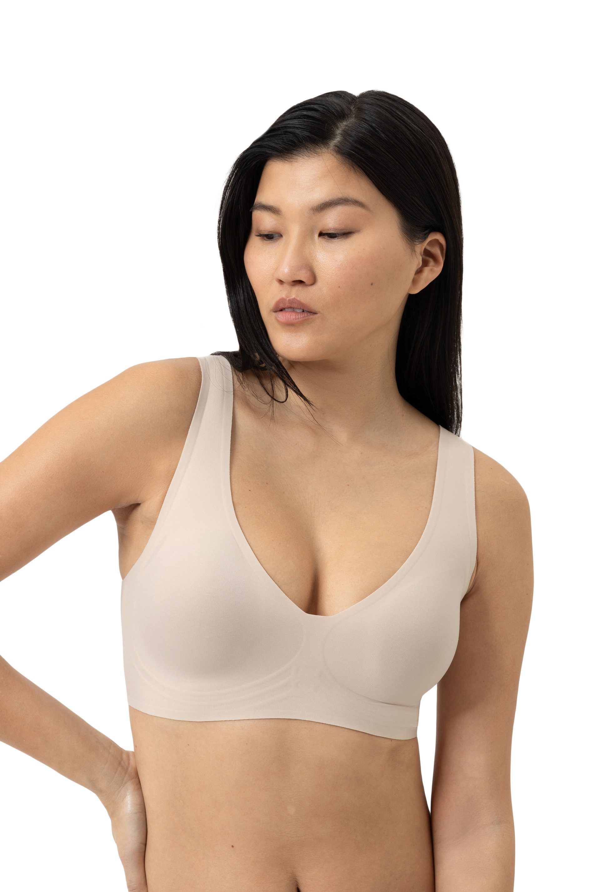 Mey Bustier Invisibles herausnehmbare Pads, tiefer V-Ausschnitt, bügellos
