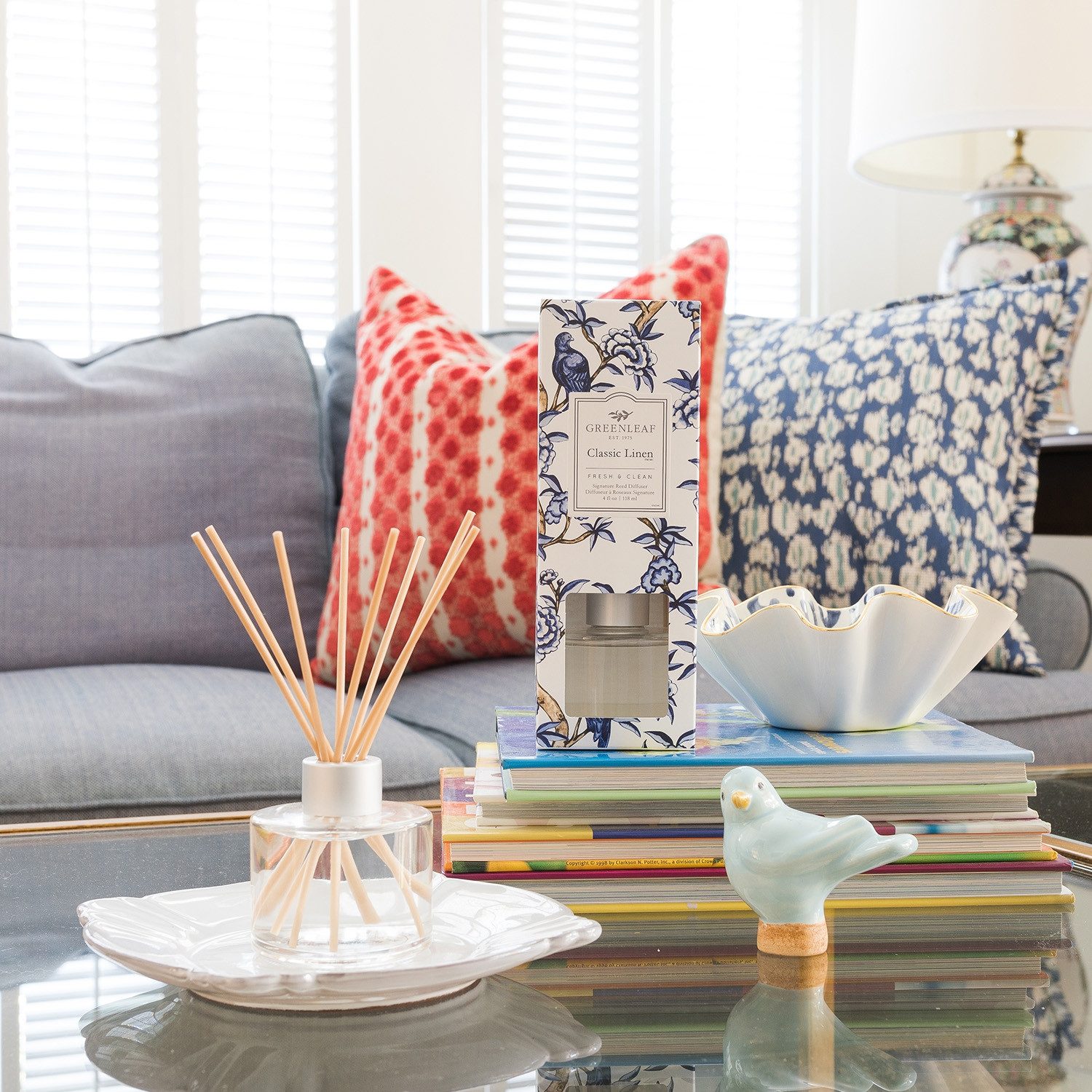 Greenleaf Raumduft Classic Linen 118 ml (1-St), Greenleaf – Aromatischer Reed Diffuser