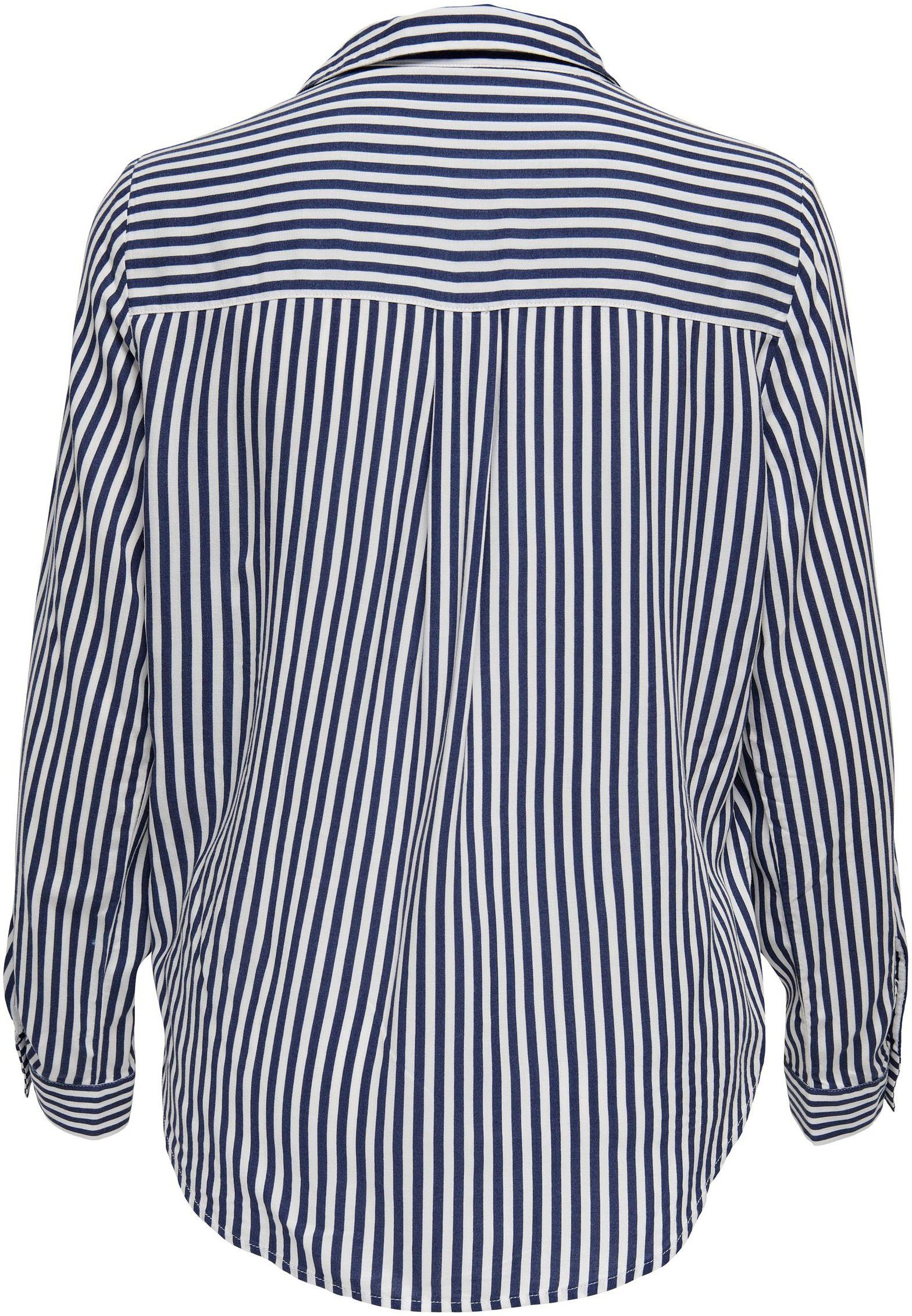 WVN NOOS ONLYASMIN ONLY Stripes Peacoat SHIRT L/S Hemdbluse