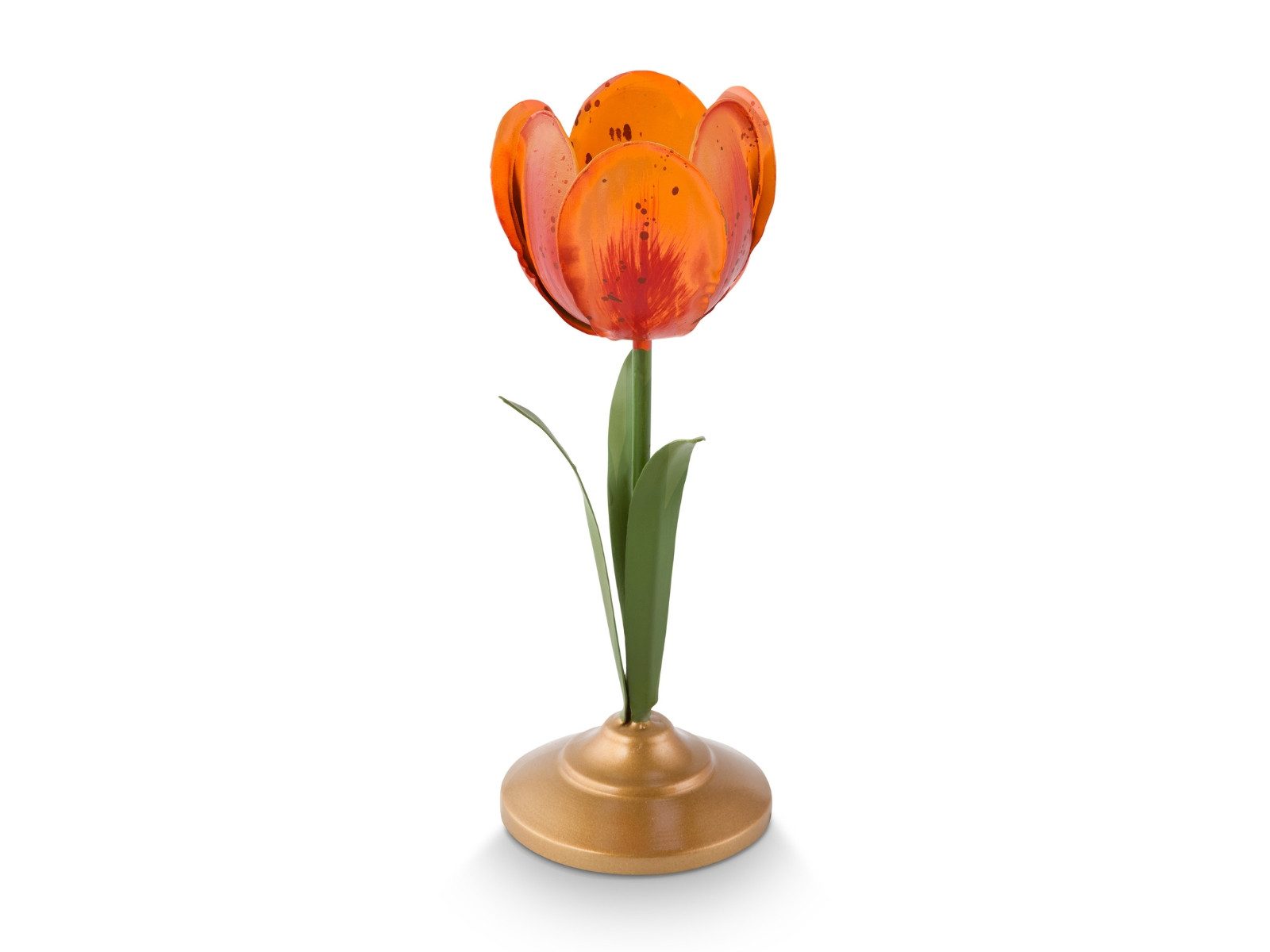 PiP Studio Kerzenhalter Metal Tulip Kerzenhalter orange 21cm