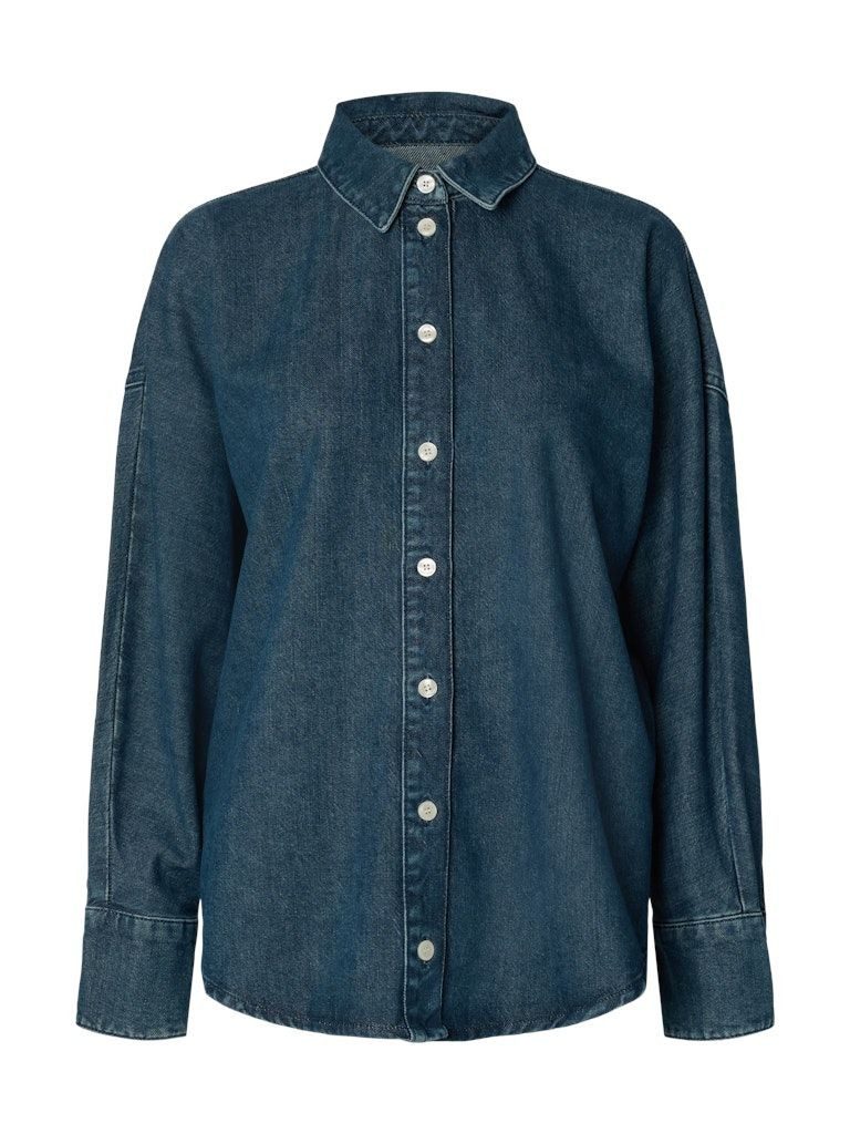 Selected Jeansbluse SLWBELLA BATSLEEVE DENIM SHIRT