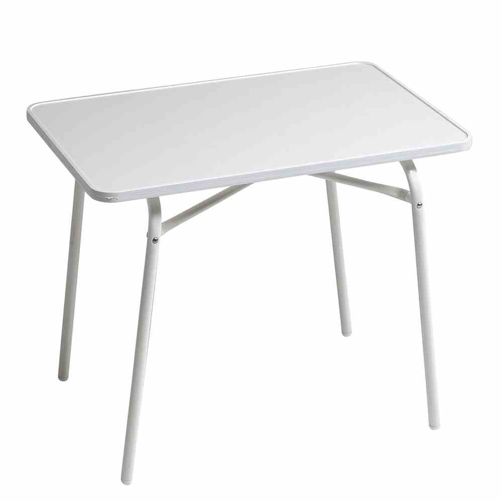 ALCO Gartentisch Kindertisch 60 x 40 x 48cm weiß U-Gestell