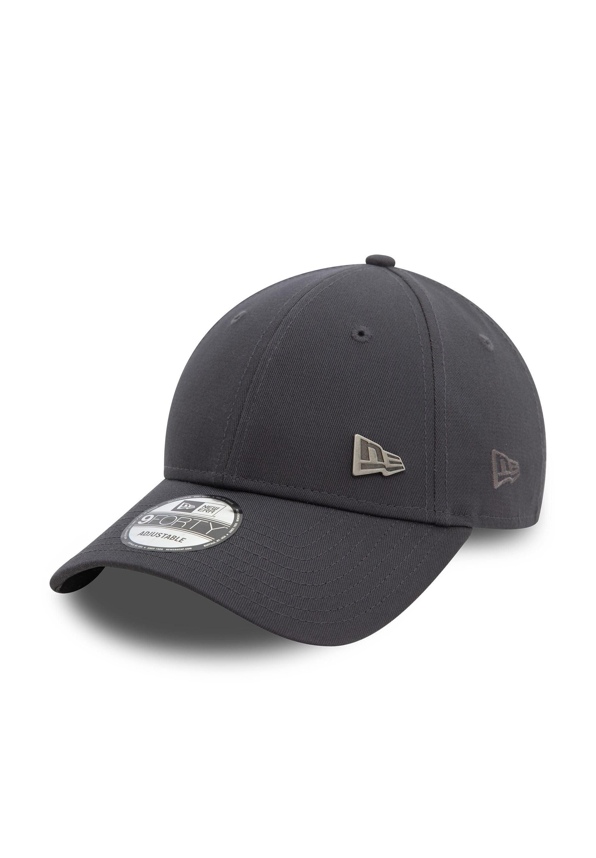 Baseball Cap NE Pin Dunkelgrau Verstellbare 9Forty Cap New Era