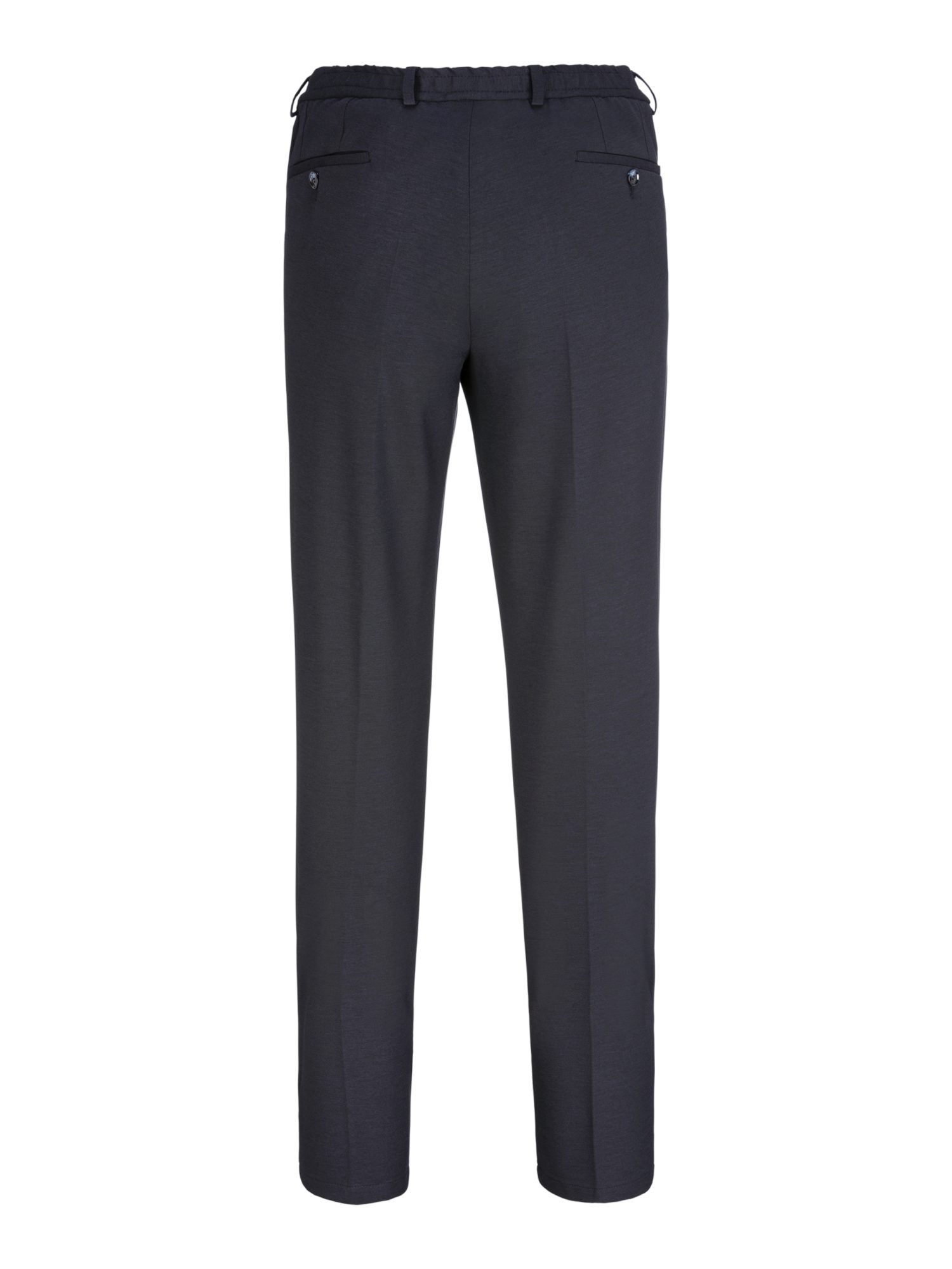Carl Gross Stoffhose blau, Elegant, Polyamid, Unifarben, Slim Fit, Mittel