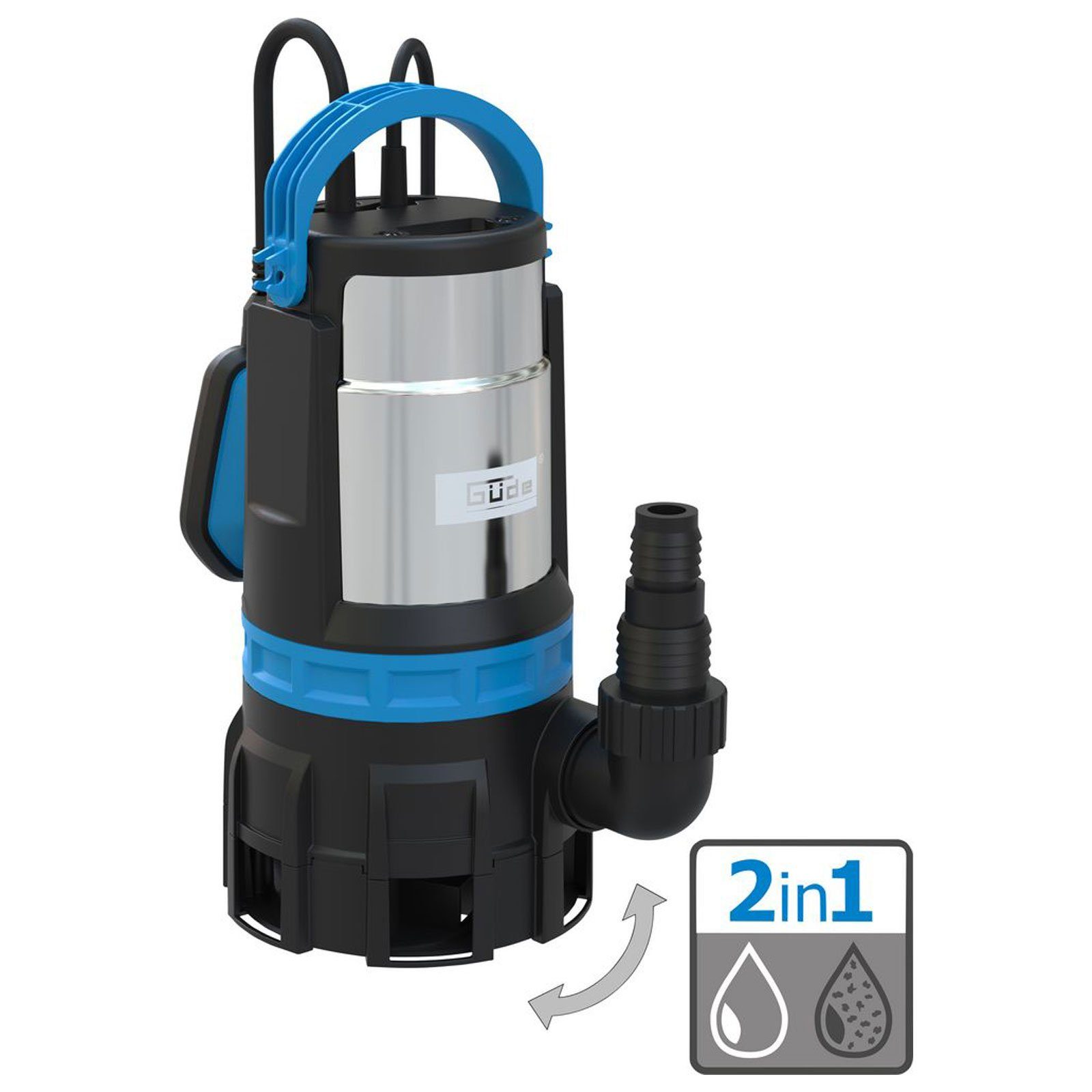 Schmutzwasserpumpe GS 750.1 Kaltwasserpumpe Tauchpumpe GS 750.1 Kombitauchpumpe 2in1