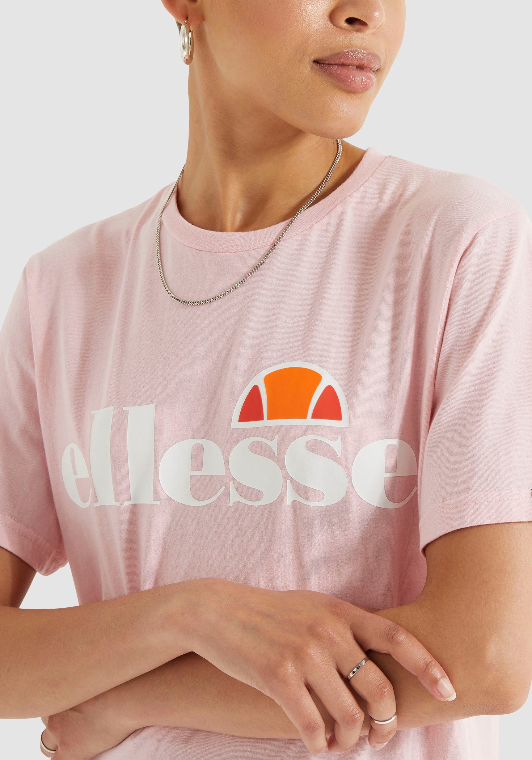 Ellesse T-Shirt ALBANY T SHIRT mit Logodruck, lässiger Schnitt, Kurzarm