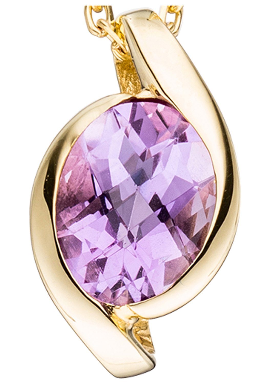 JOBO Kettenanhänger Anhänger mit Amethyst, 333 Gold günstig online kaufen