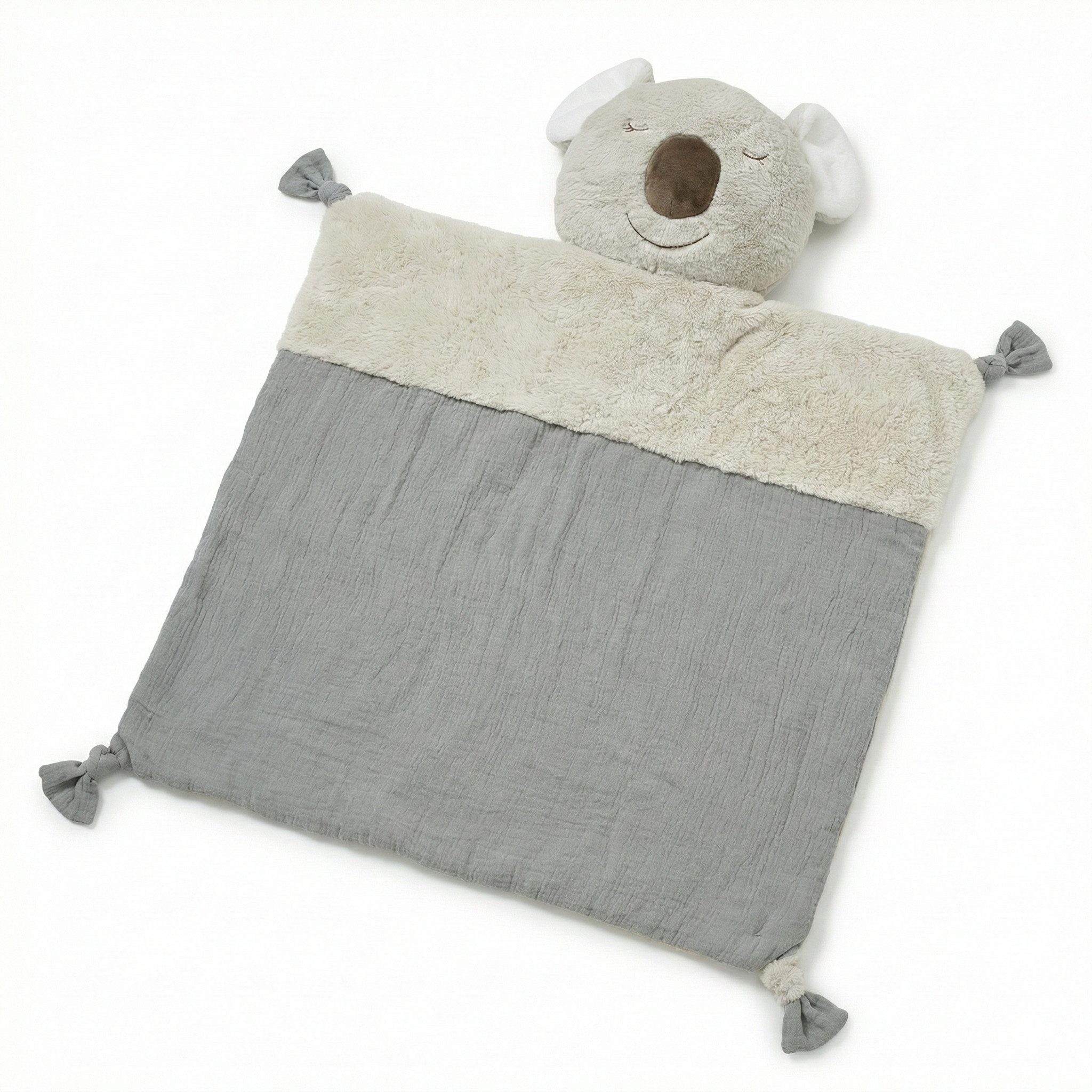 Babykajo Spielmatte (1-St), Baby Krabbeldecke 90x90cm mit süßem Koala Design