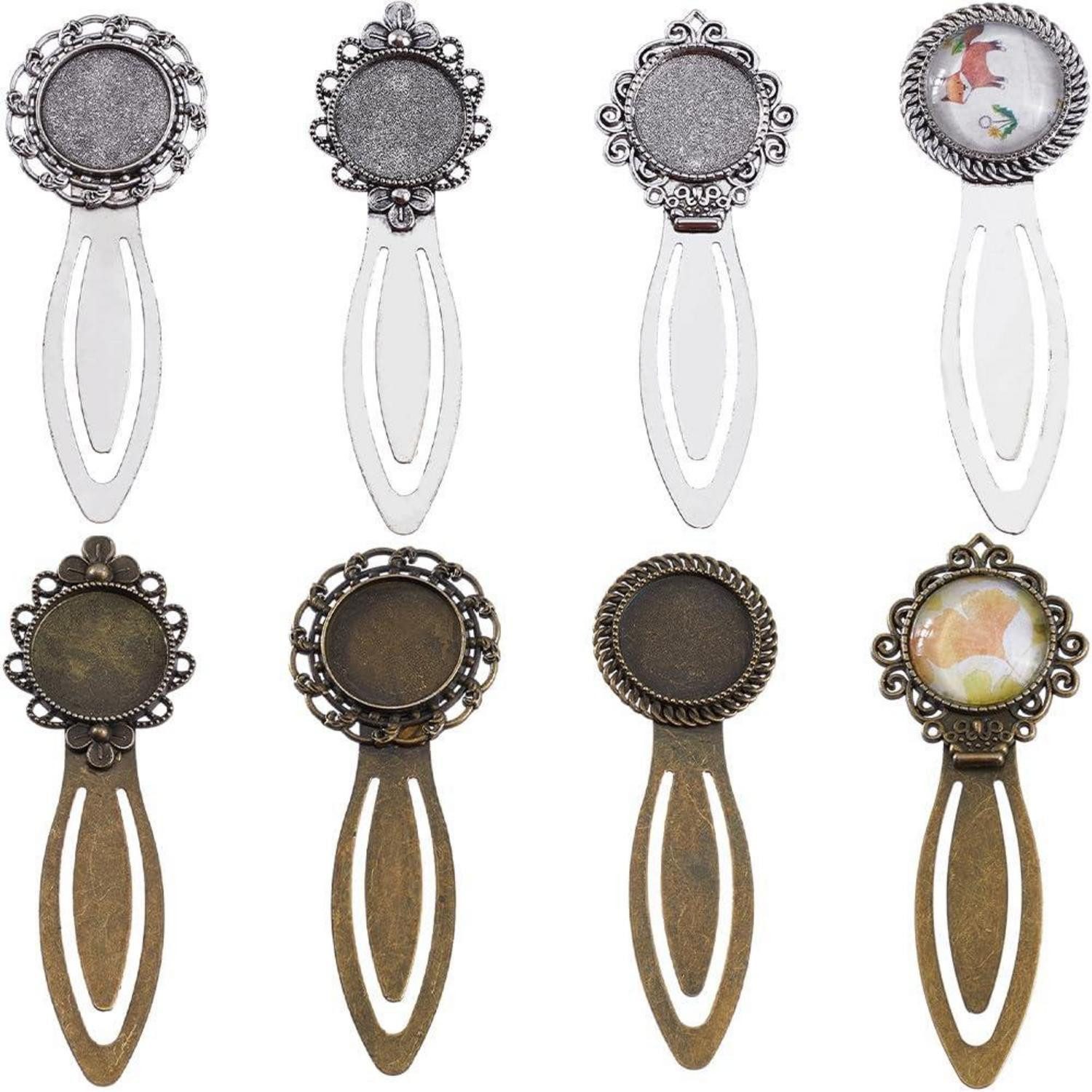 LuxusKollektion Kreativset Lesezeichen DIY Set Antik Bronze/Silber