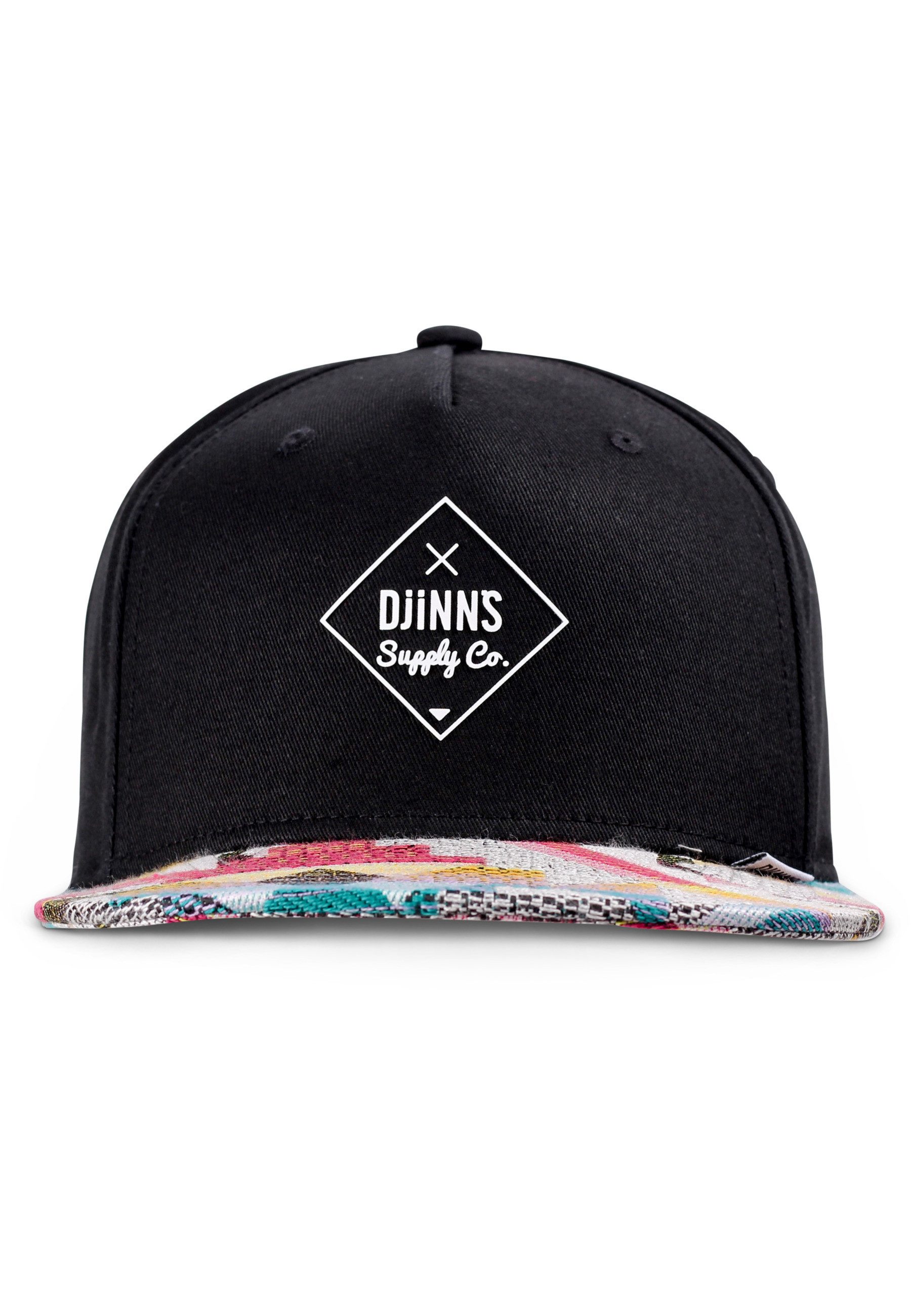 Djinns Snapback Cap Djinns 5 Panel Snapback Cap Rubber Aztek