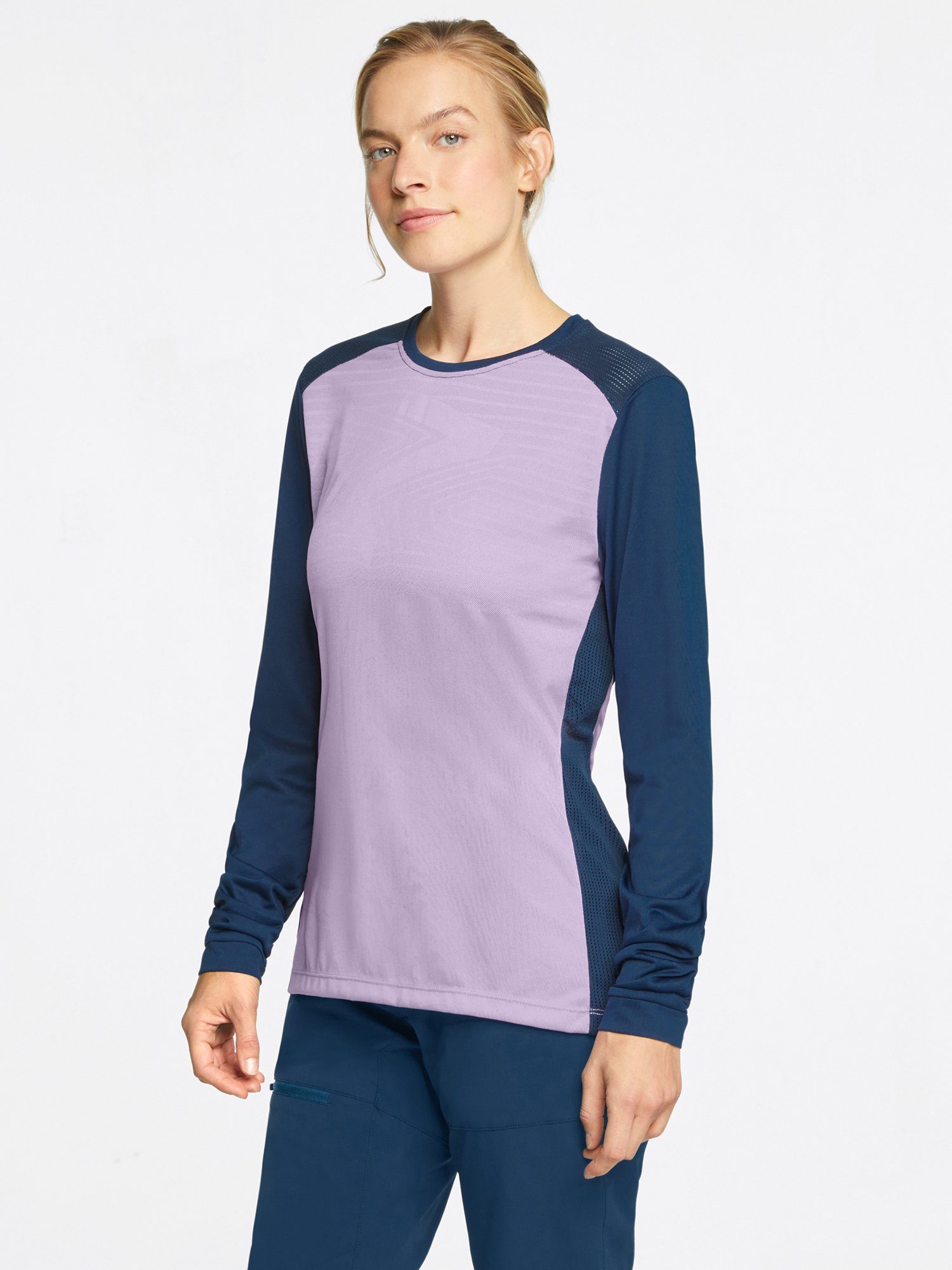 Ziener lila Langarmshirt NABRINA