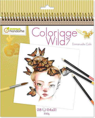 Avenue Mandarine Malblock Coloriage Wild Emmanuelle Colin - Teile 1-7 verfügbar