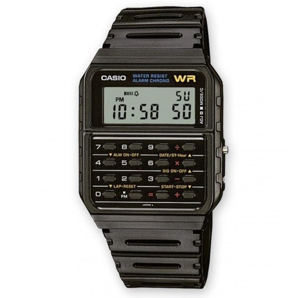 CASIO Luxusuhr CA53W-1 Herren Taschenrechneruhr Vintage